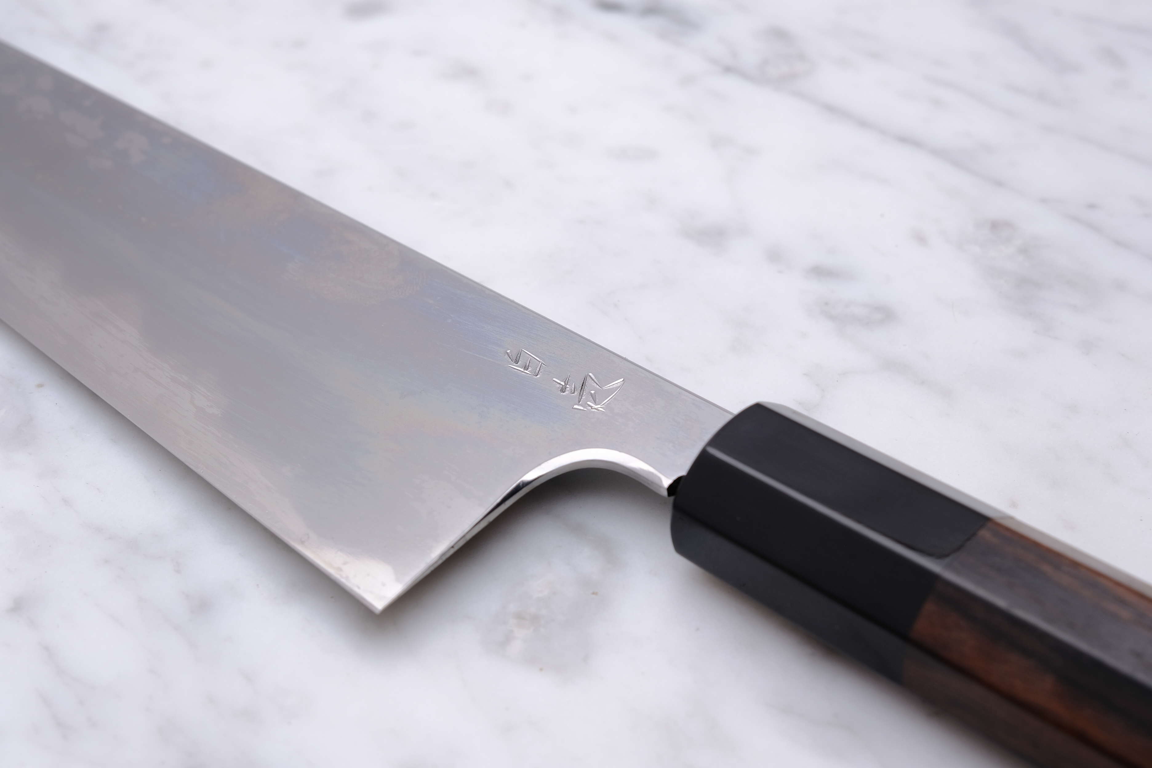 Konosuke BY 225 mm Gyuto Shirogami 2 - Ebony
