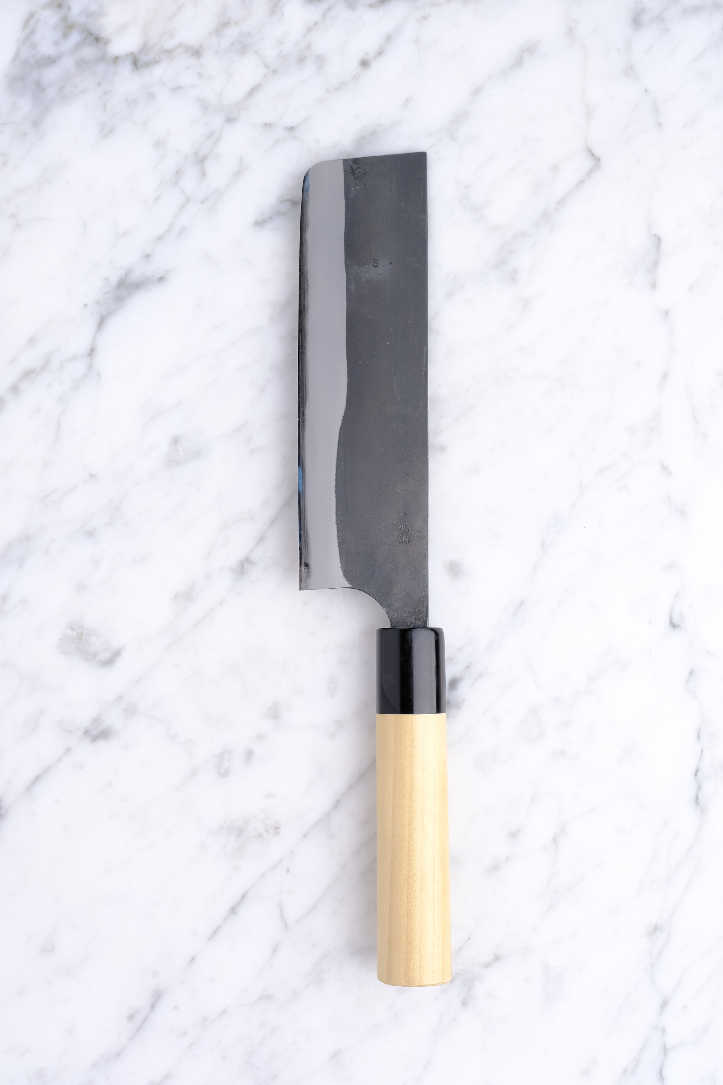 Gihei Hamono Kurouchi 165 mm Nakiri - Aogami 2