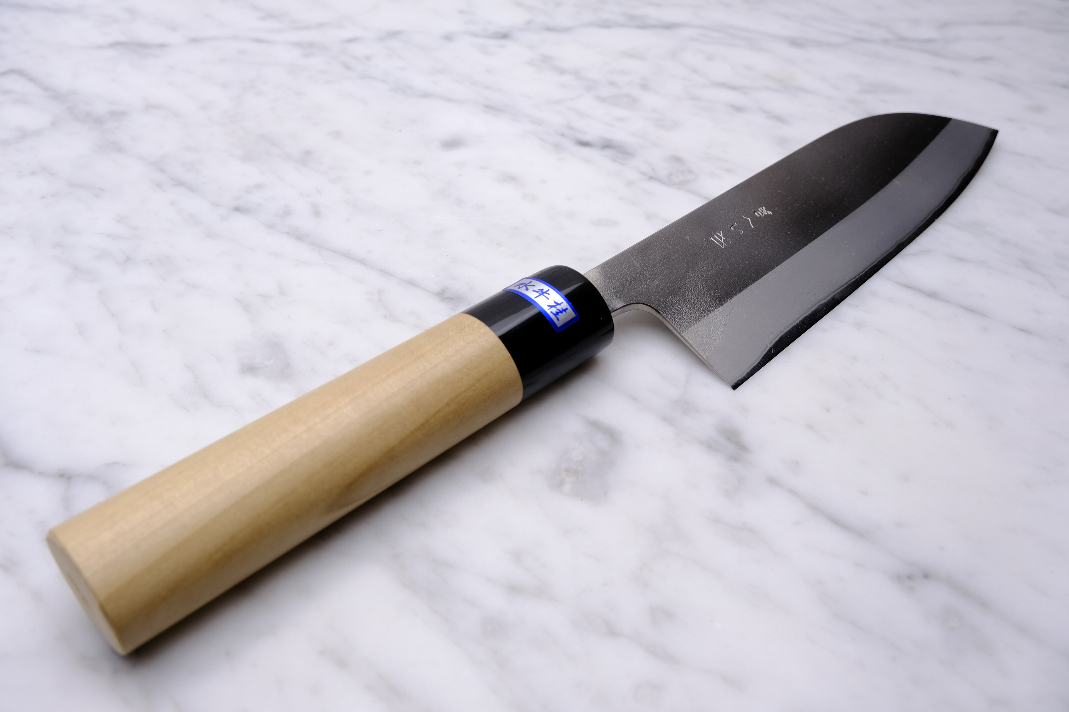 Gihei Hamono Nashiji 165 mm Santoku - Aogami 2