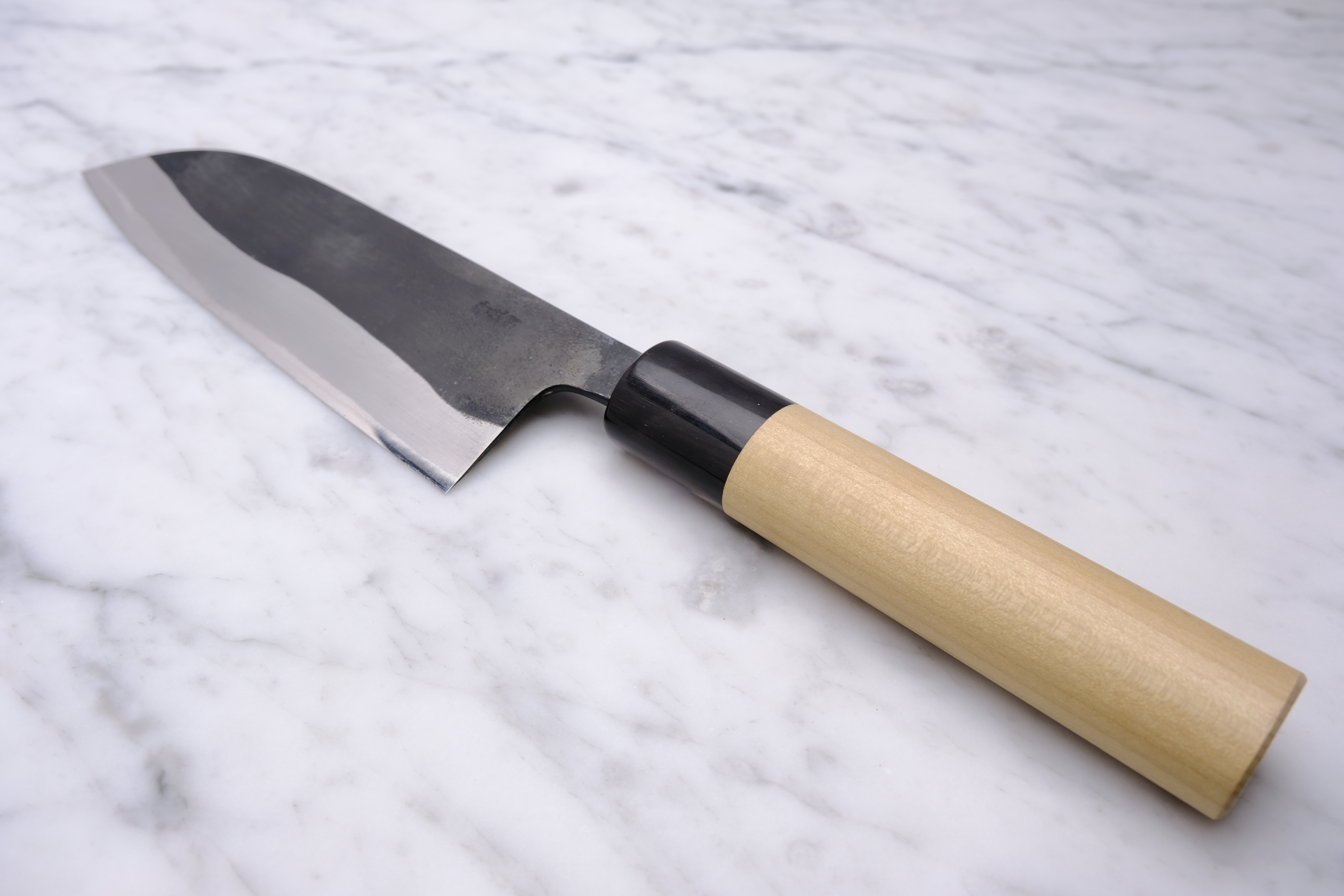 Gihei Hamono Kurouchi 165 mm Santoku - Aogami 2