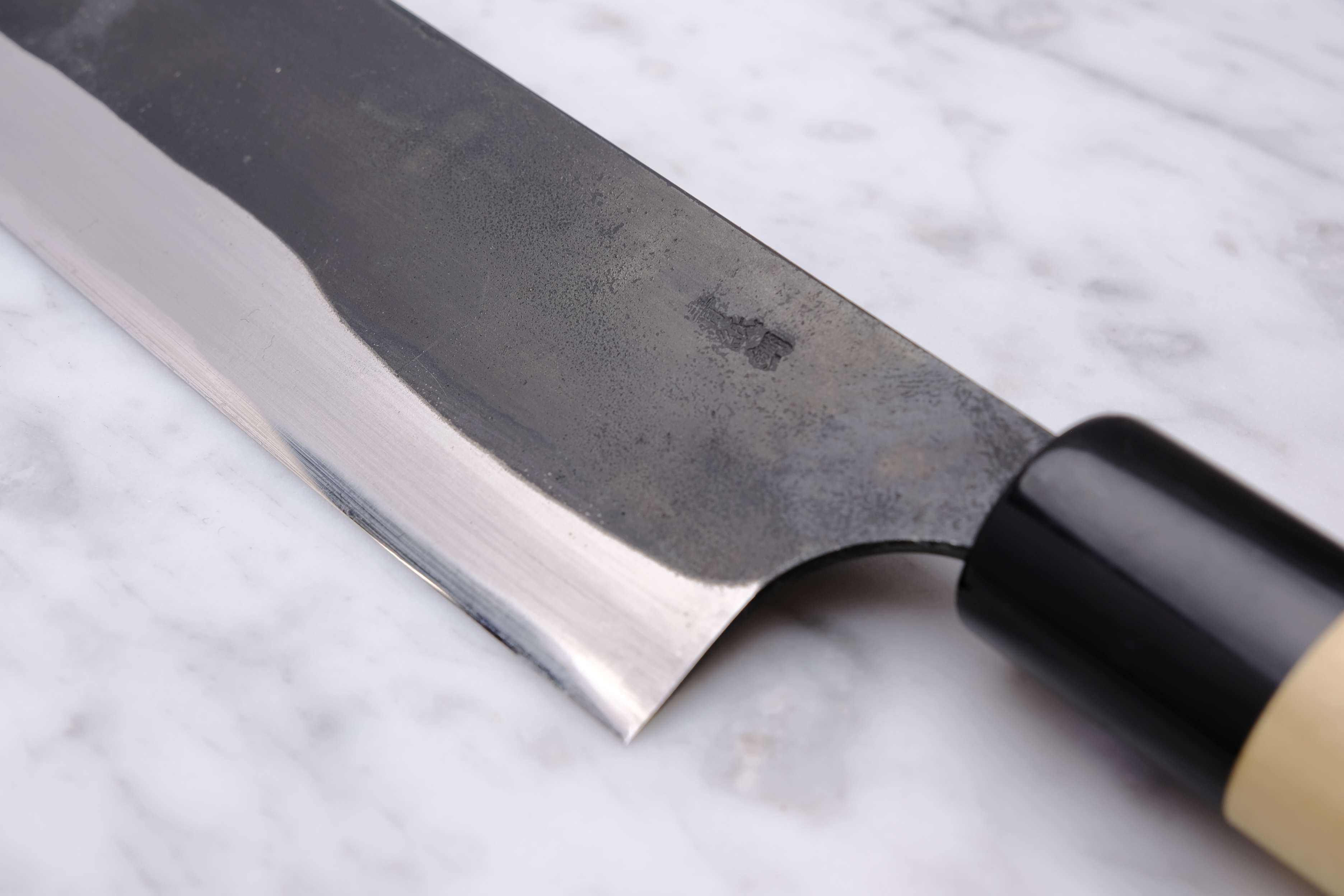 Gihei Hamono Kurouchi 165 mm Nakiri - Aogami 2