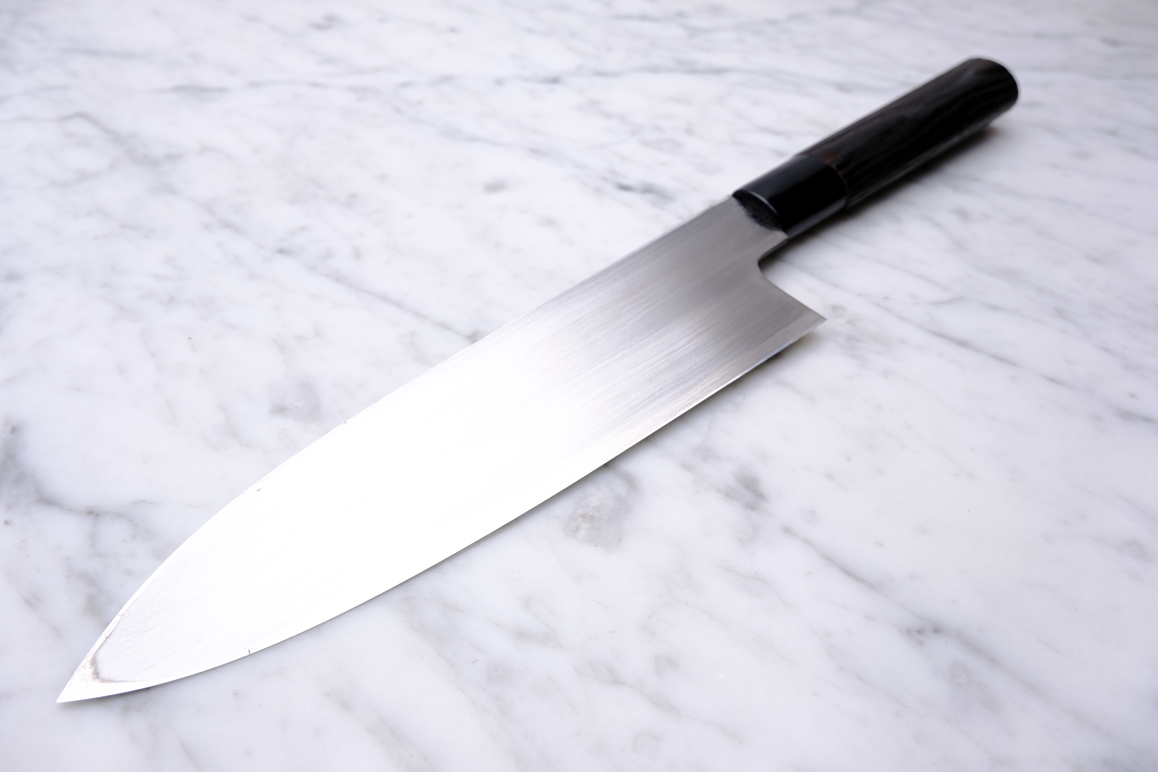 Yamatani Kurouchi Tsuchime 195 mm Mioroshi Deba - Shirogami 2