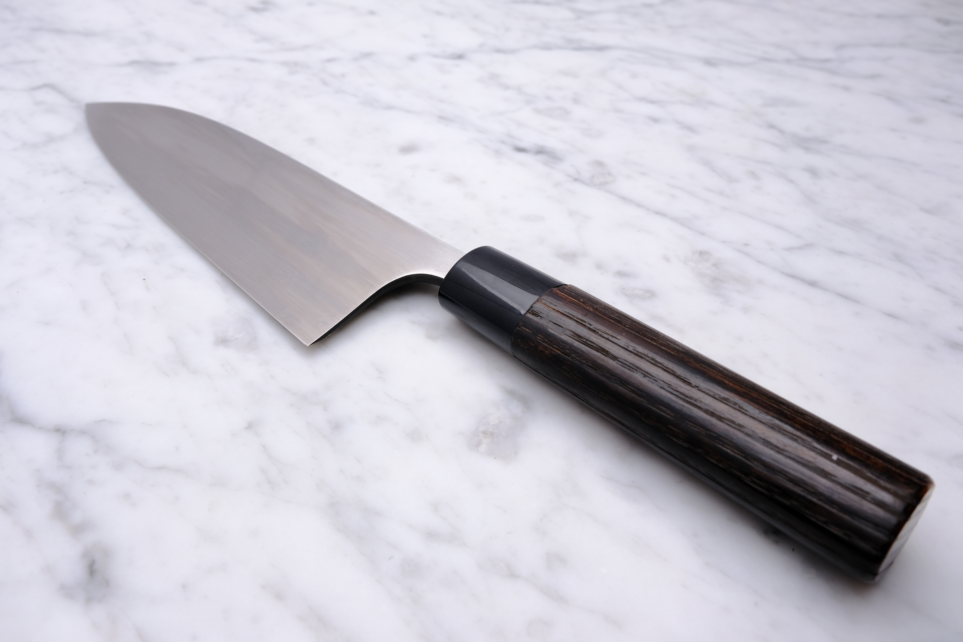 Yamatani Kurouchi Tsuchime 180 mm Deba - Shirogami 2