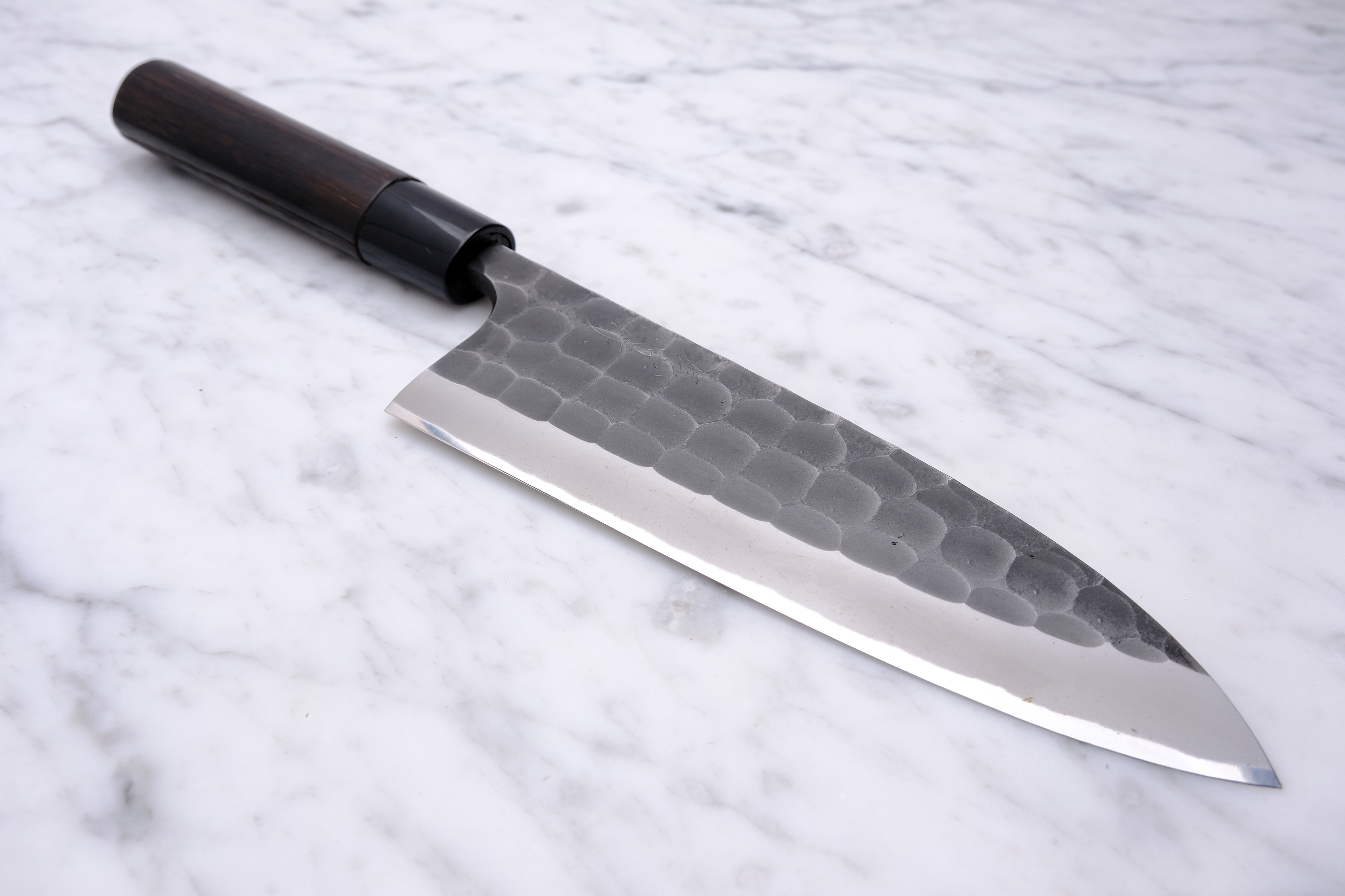 Yamatani Kurouchi Tsuchime 180 mm Deba - Shirogami 2