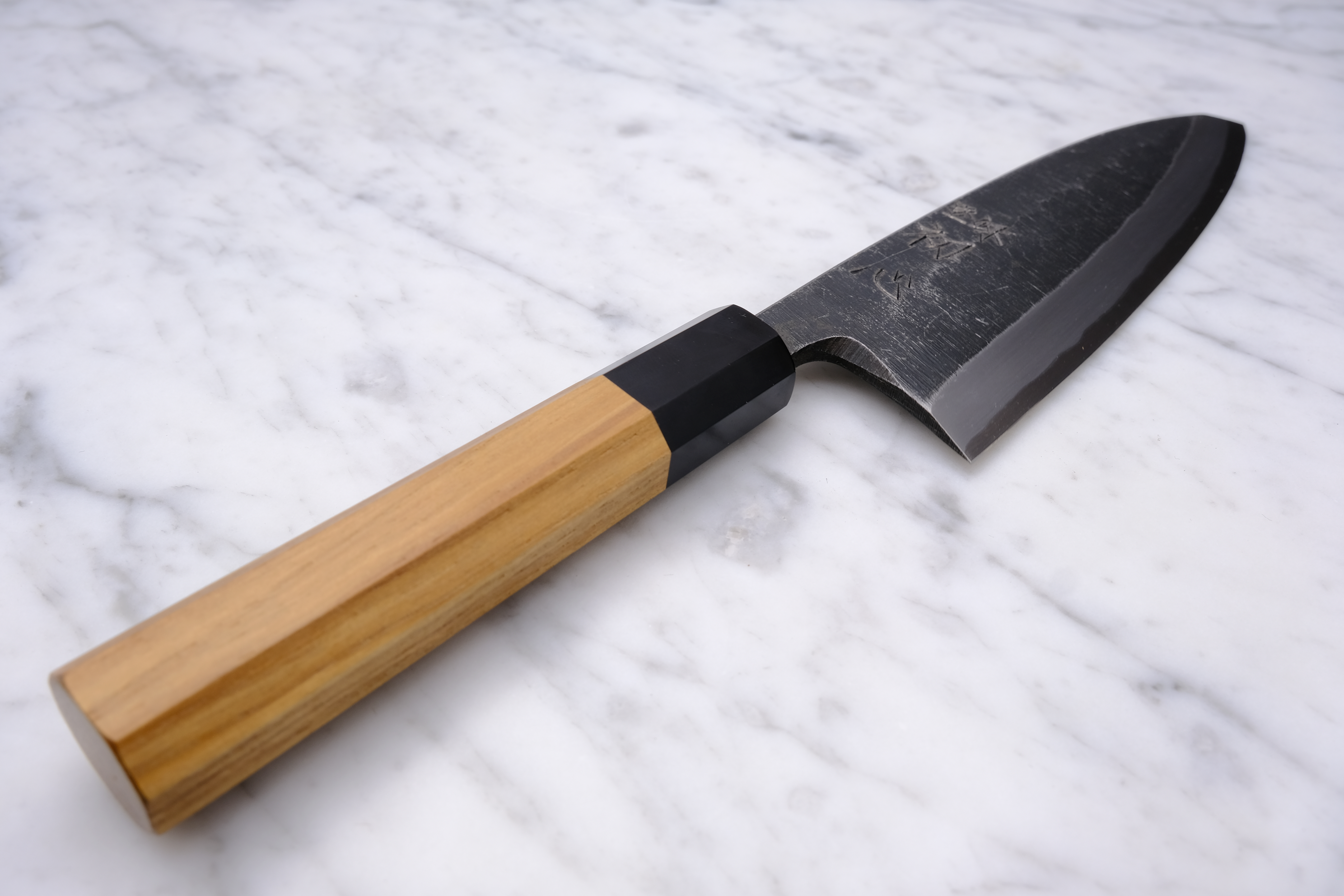Hatsukokoro Shiragasi 165mm Deba Aogami-2