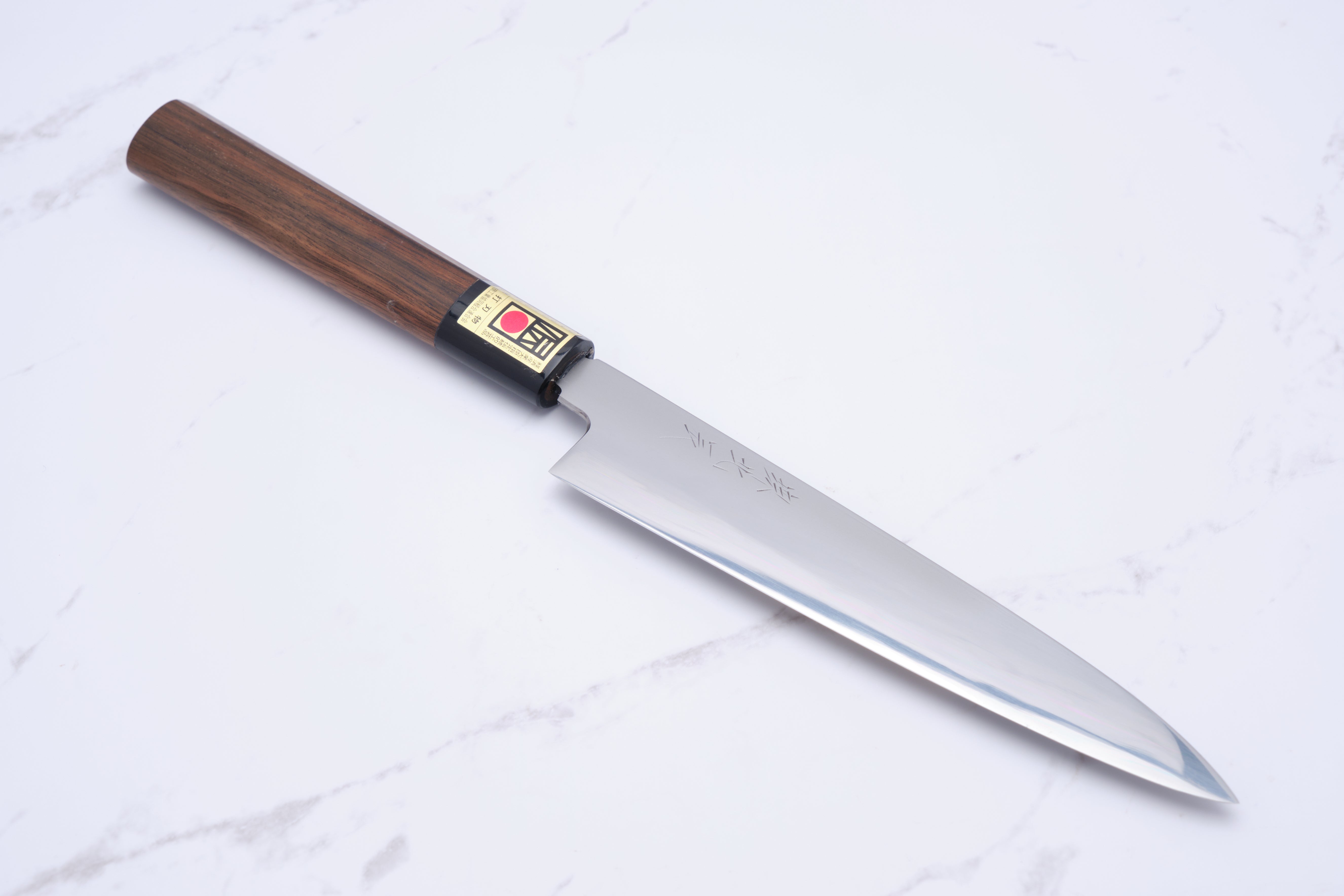 Ikeda Abura-Honyaki 150 mm Petty Shirogami 3 - Walnut