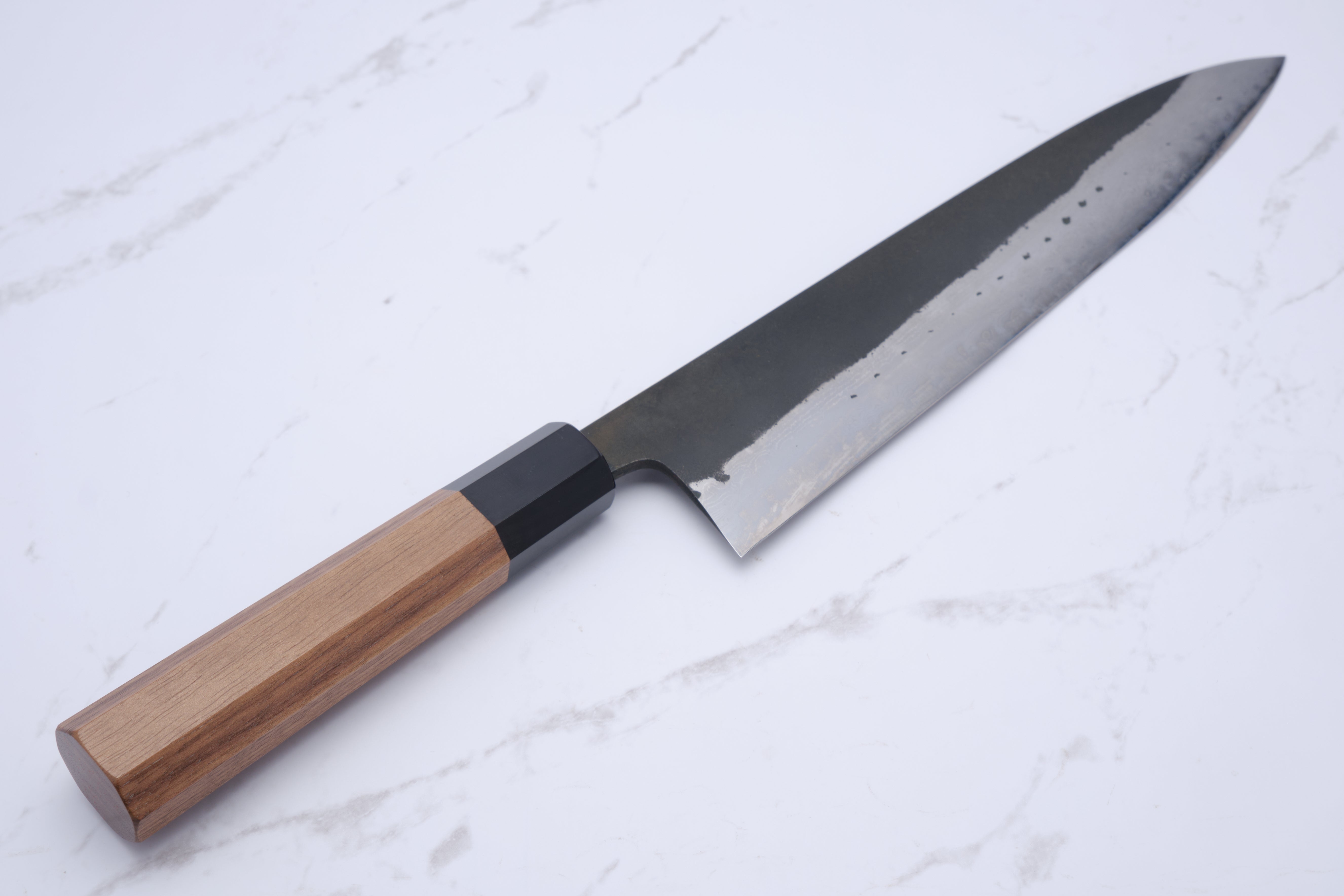 Hatsukokoro Shinkiro 240 mm Gyuto Aogami Super – Walnuss