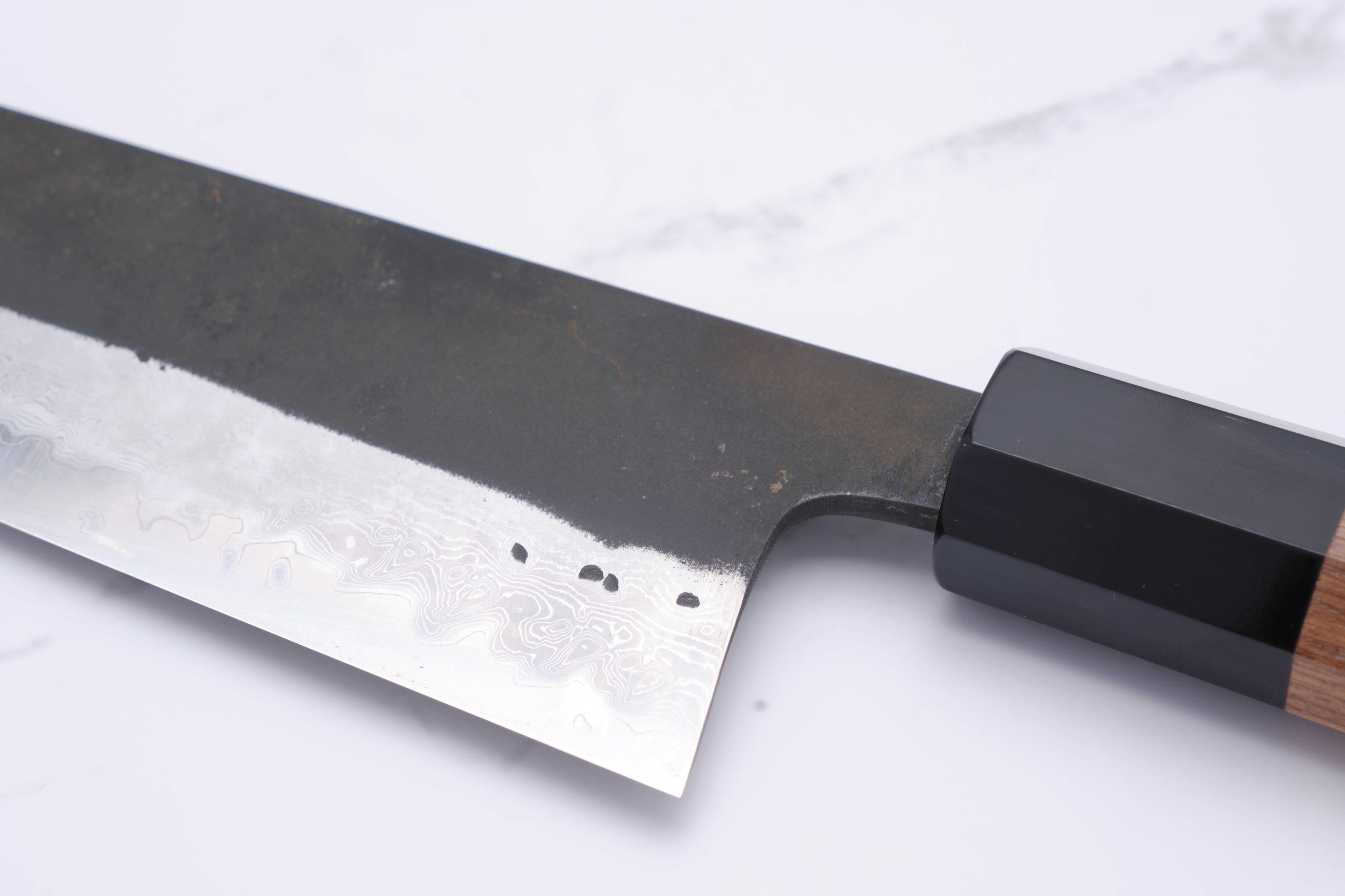 Hatsukokoro Shinkiro 240 mm Gyuto Aogami Super – Walnuss