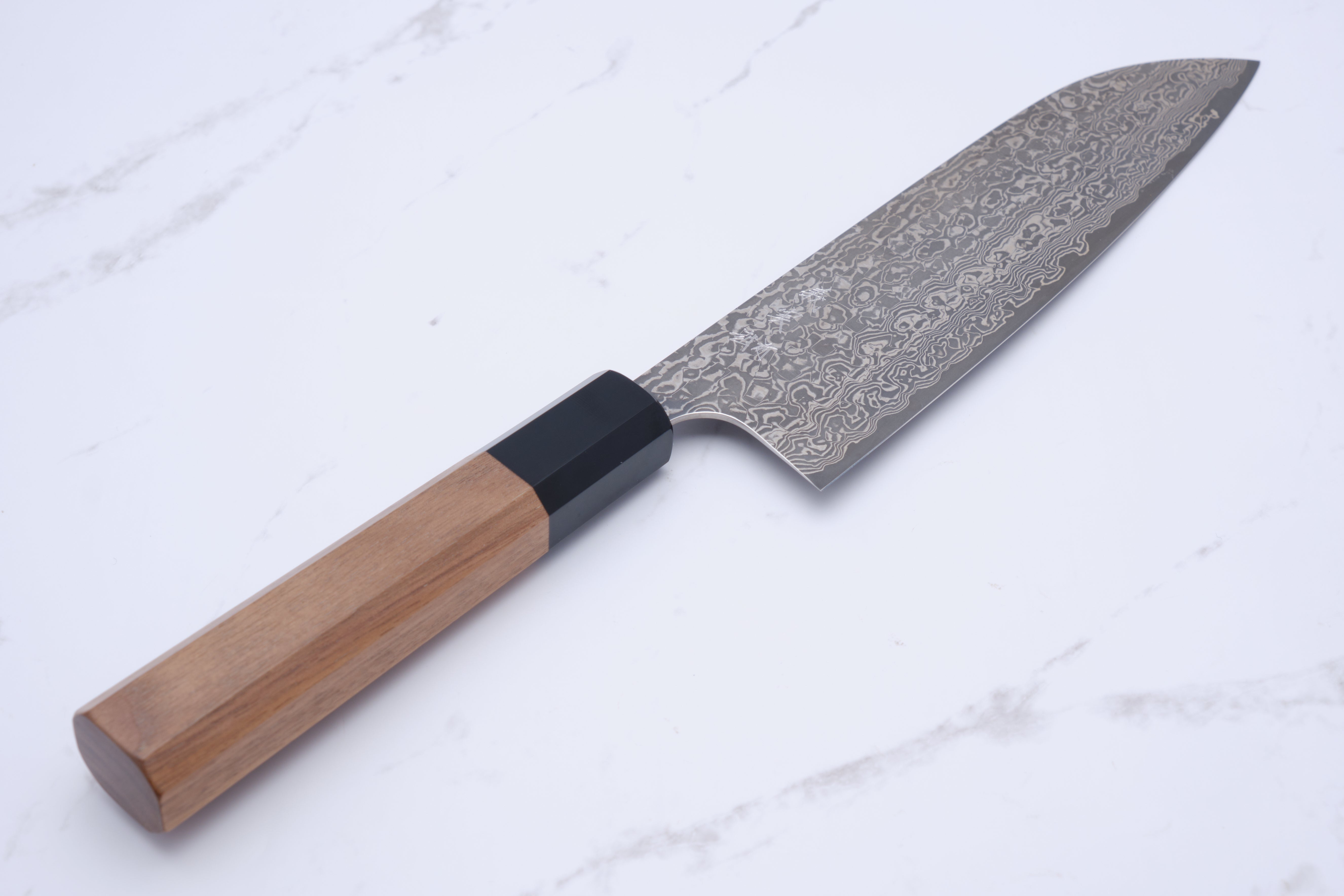 Yoshimi Kato VG-10 Damascus Santoku 170mm