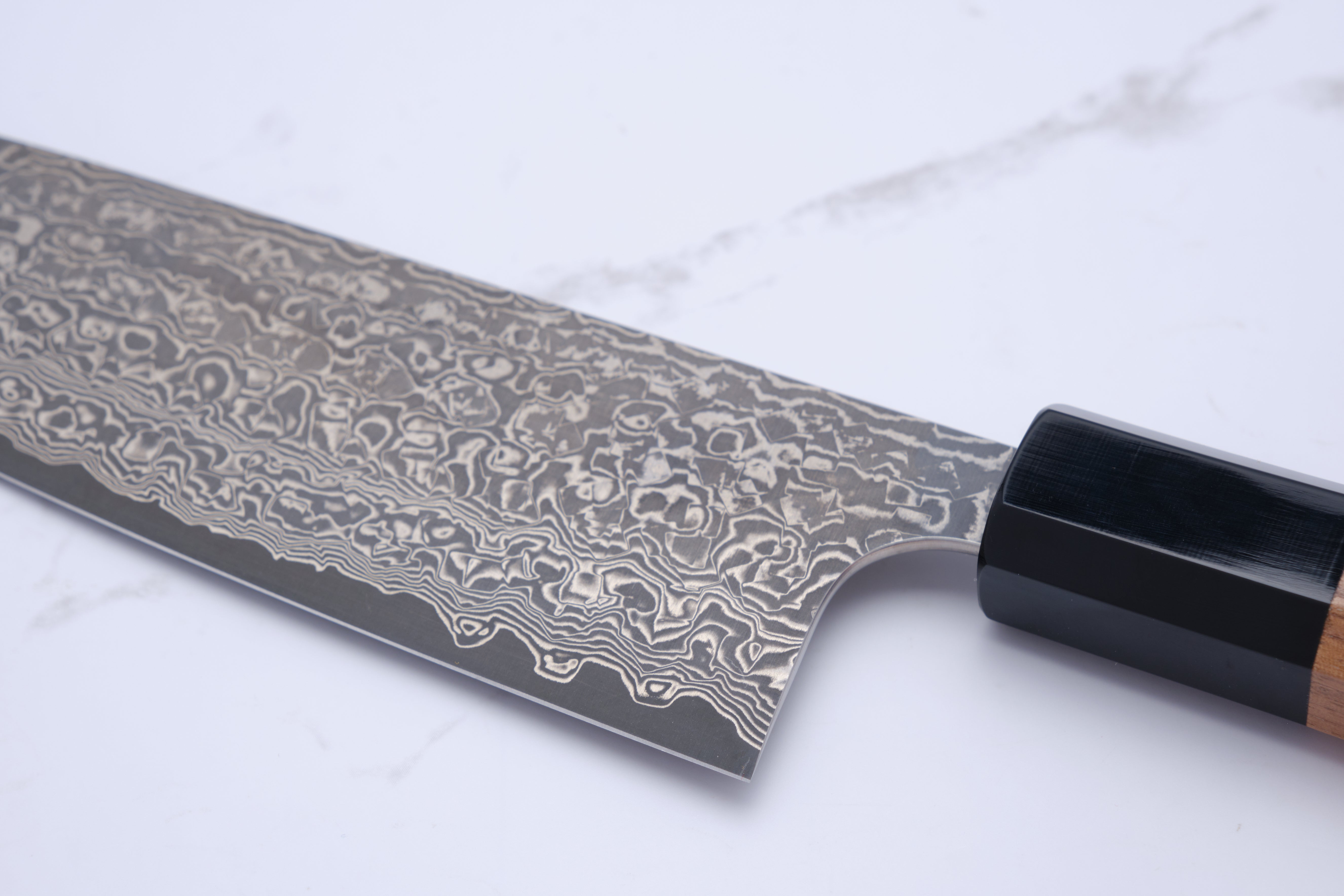 Yoshimi Kato VG-10 Damascus Santoku 170mm