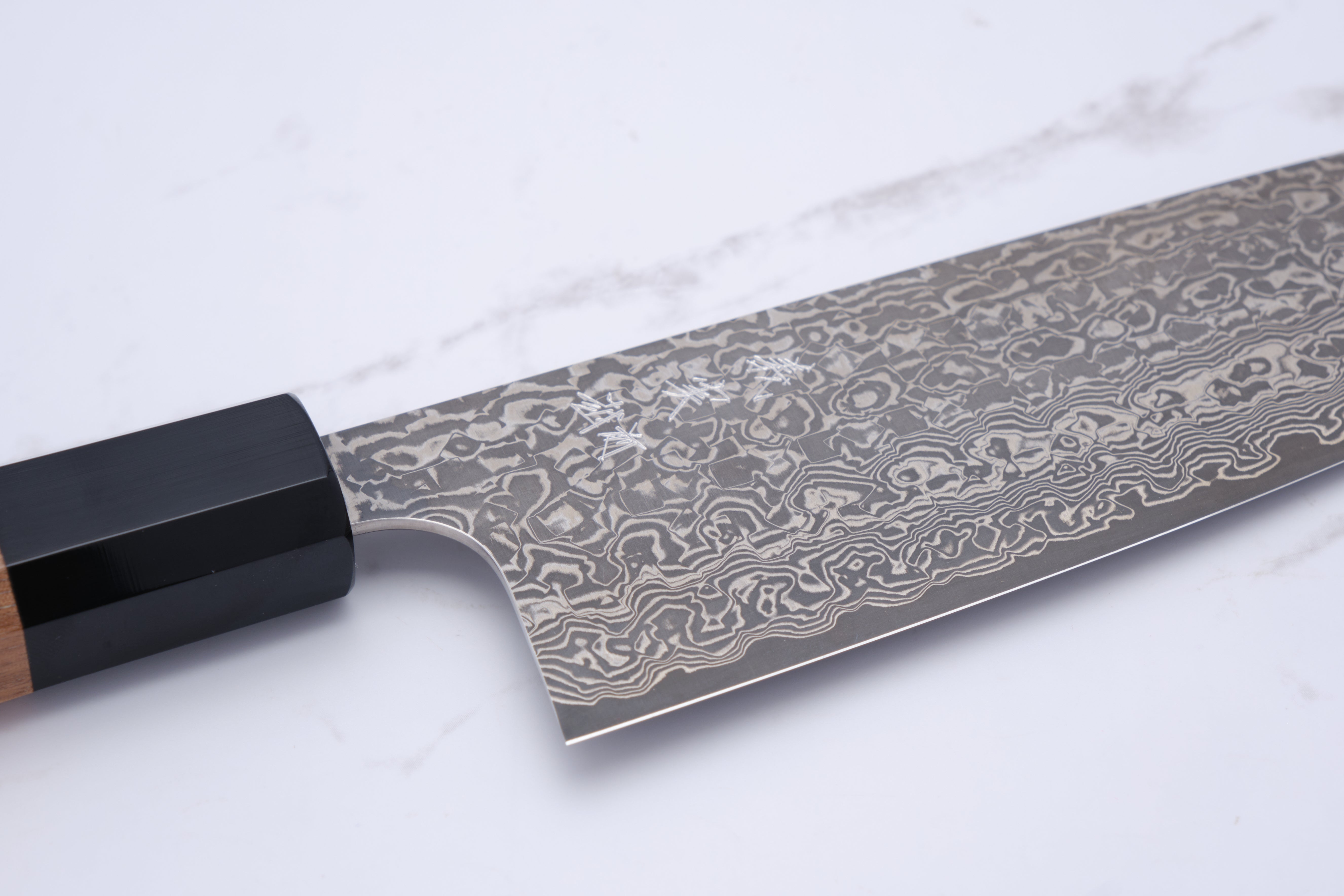 Yoshimi Kato VG-10 Damascus Santoku 170mm