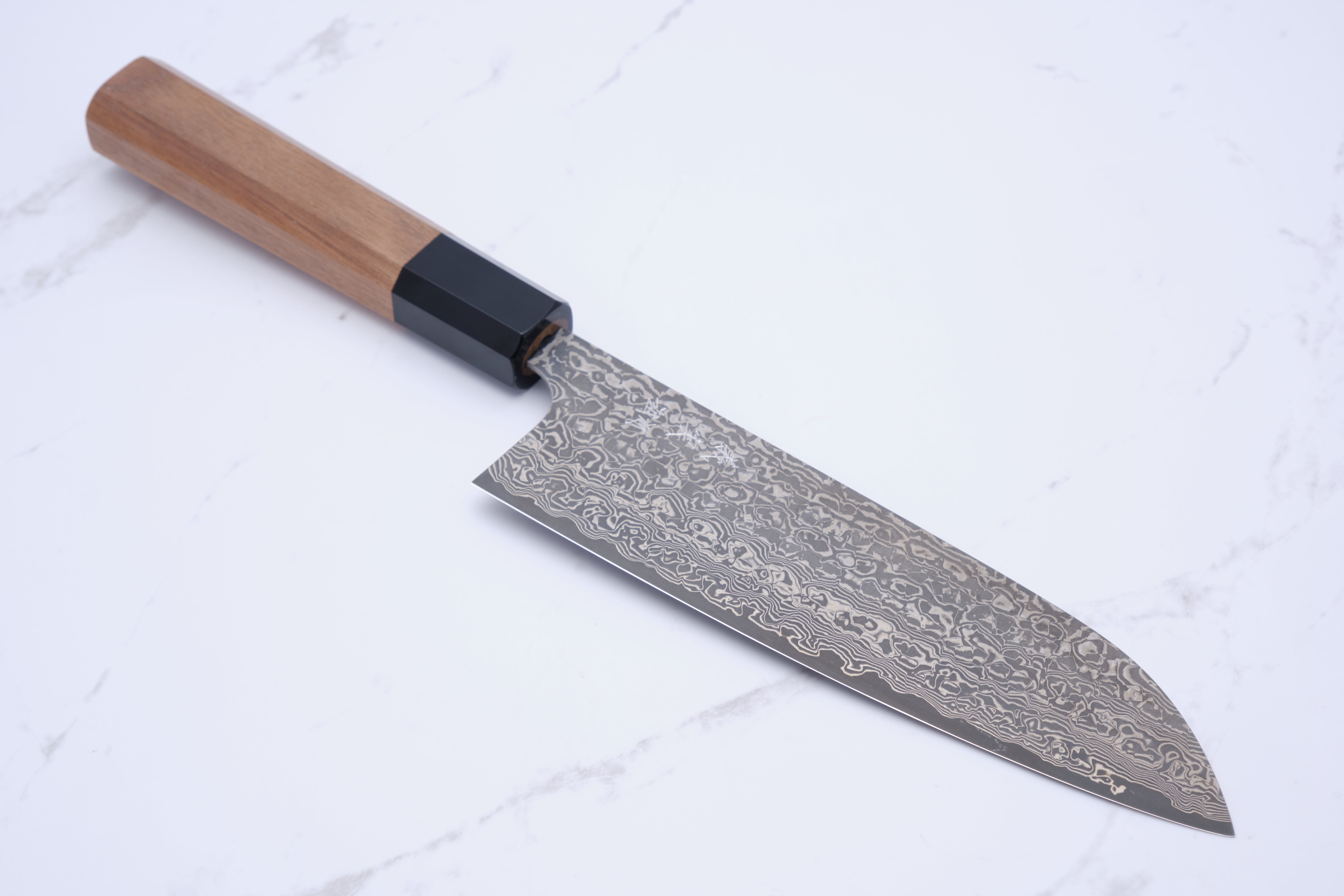 Yoshimi Kato VG-10 Damascus Santoku 170mm