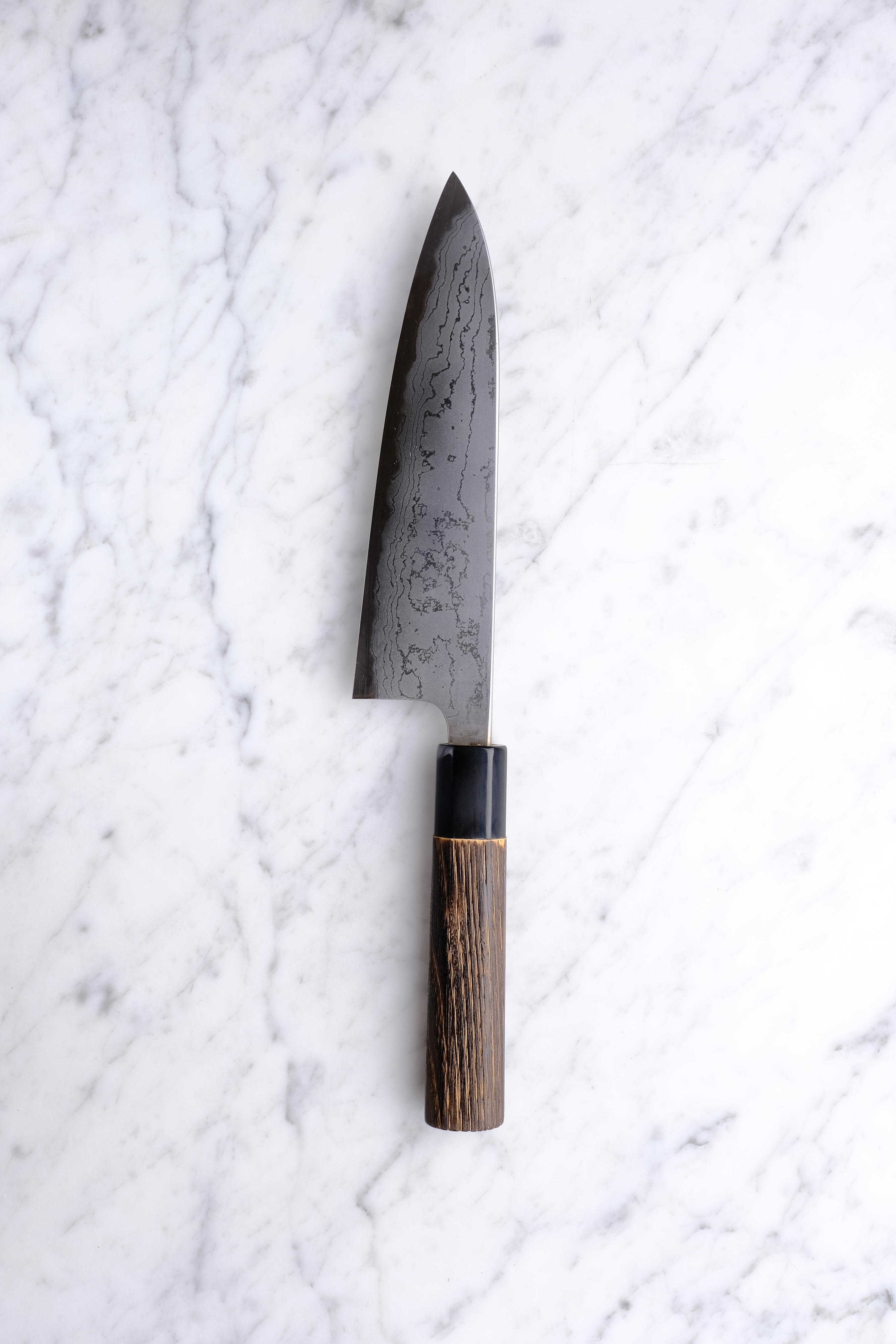 Wakui Kinjiro Damascus 180 mm Gyuto - Aogami 2