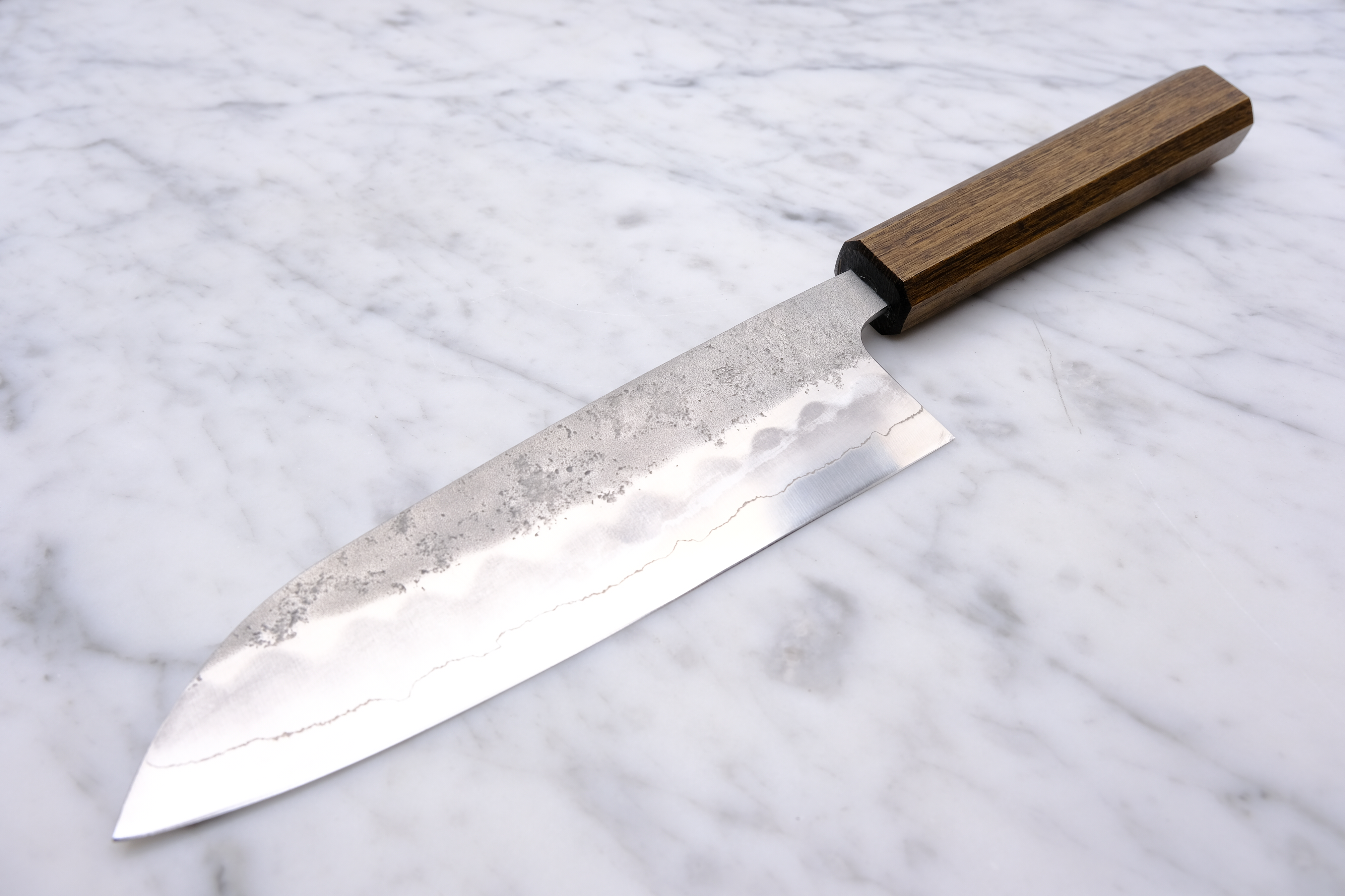Foodgear Hamono Santoku 165 mm Santoku Gin3 – Walnuss