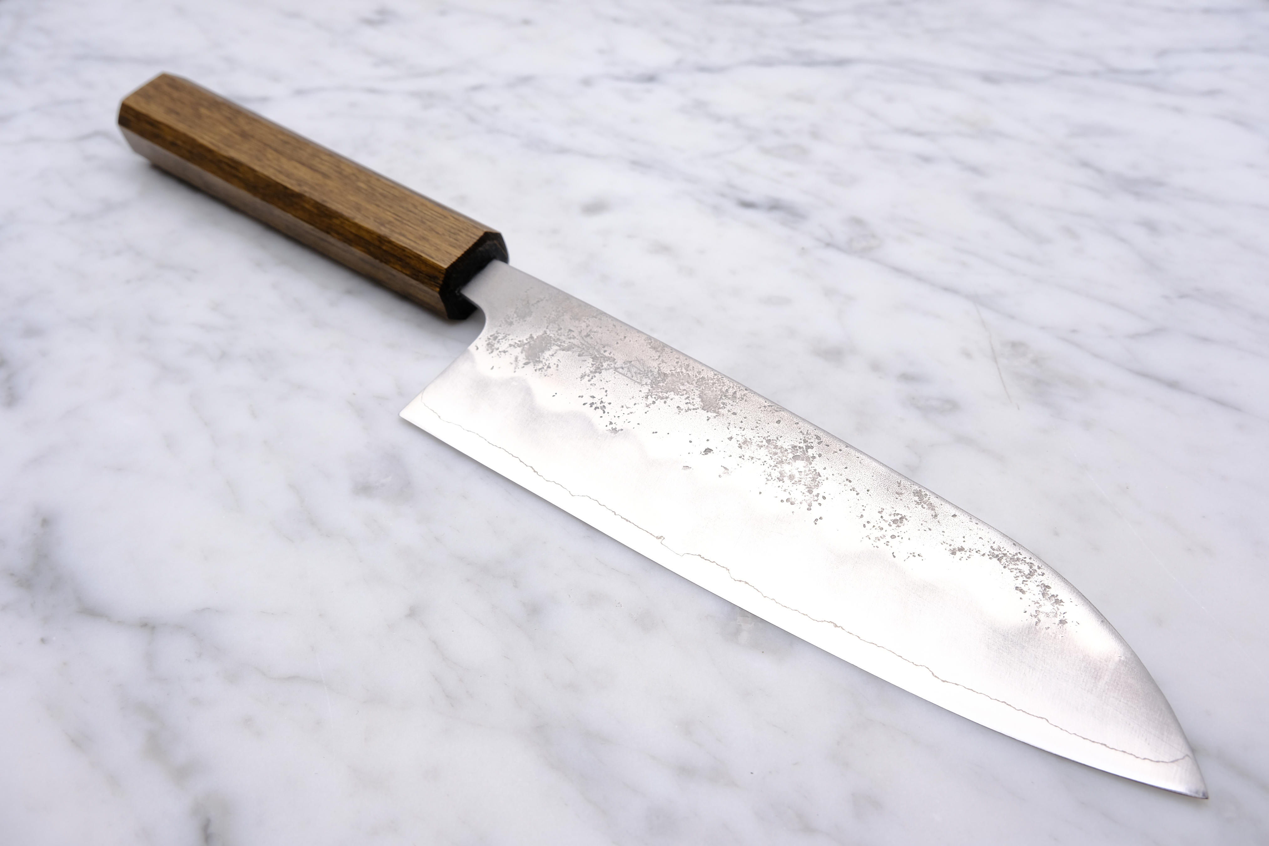 Foodgear Hamono Santoku 165 mm Santoku Gin3 – Walnuss
