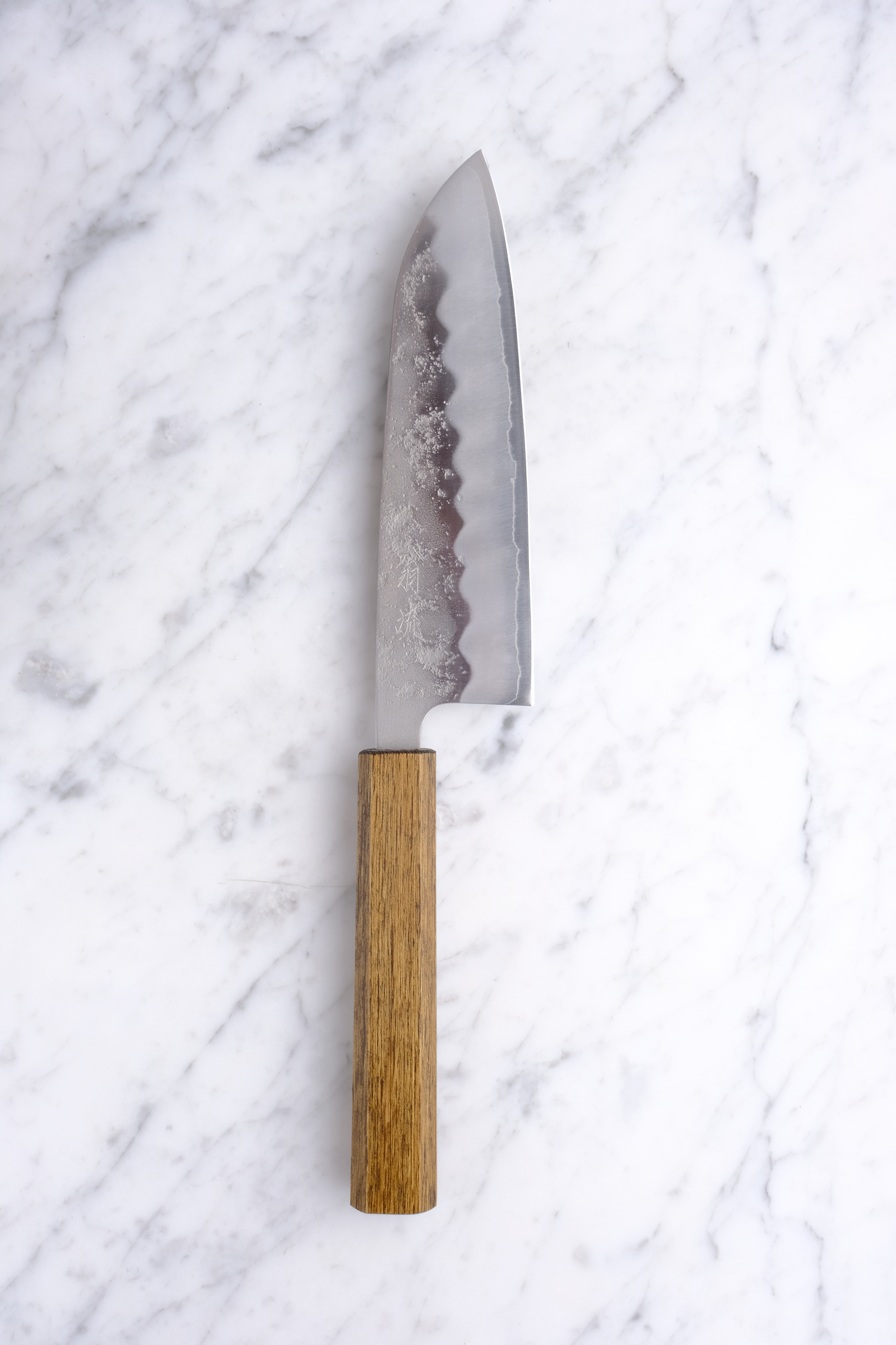 Foodgear Hamono Santoku 165 mm Santoku Gin3 – Walnuss