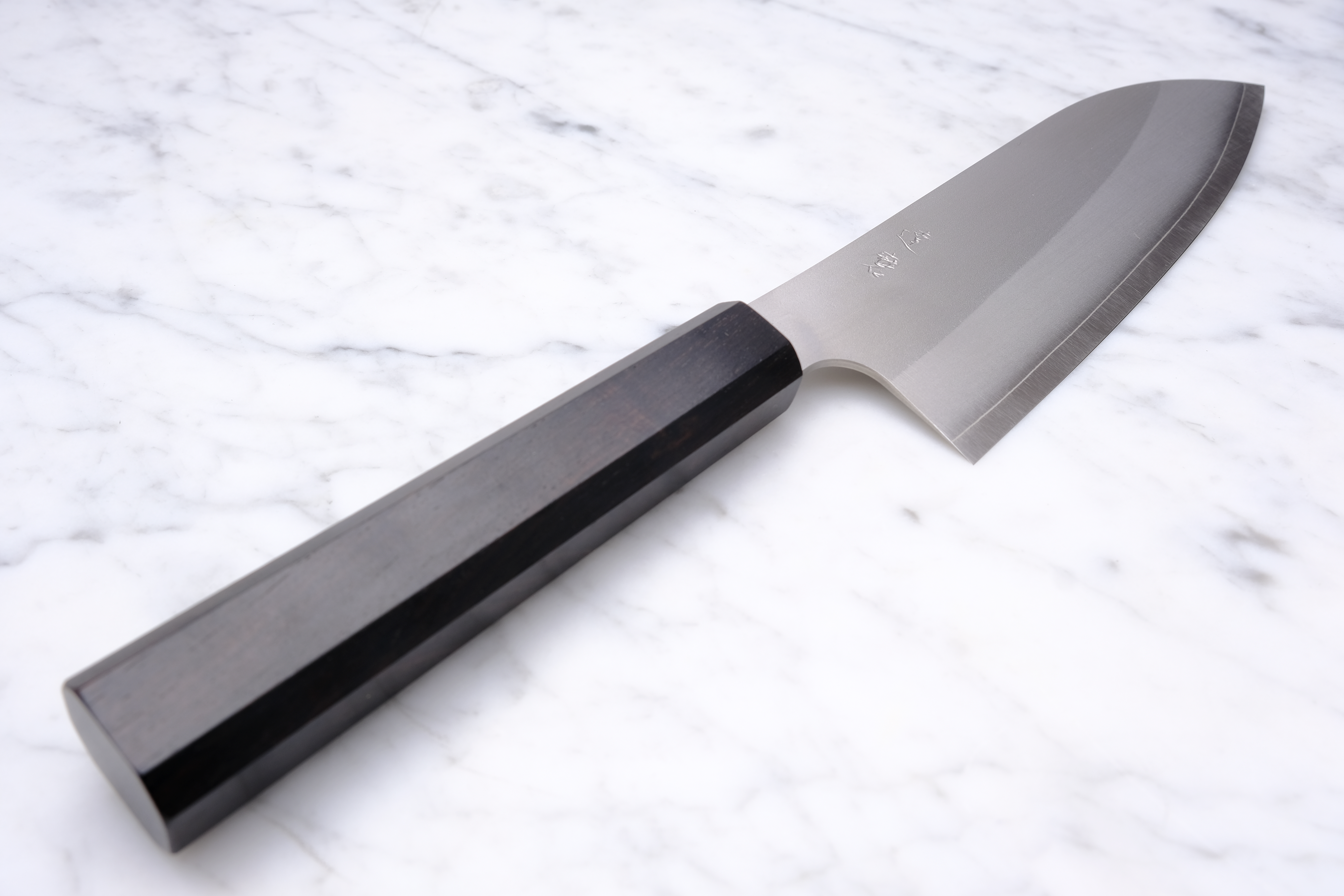 Daruma Hamono Santoku 165mm Ginsan - Ibenholt