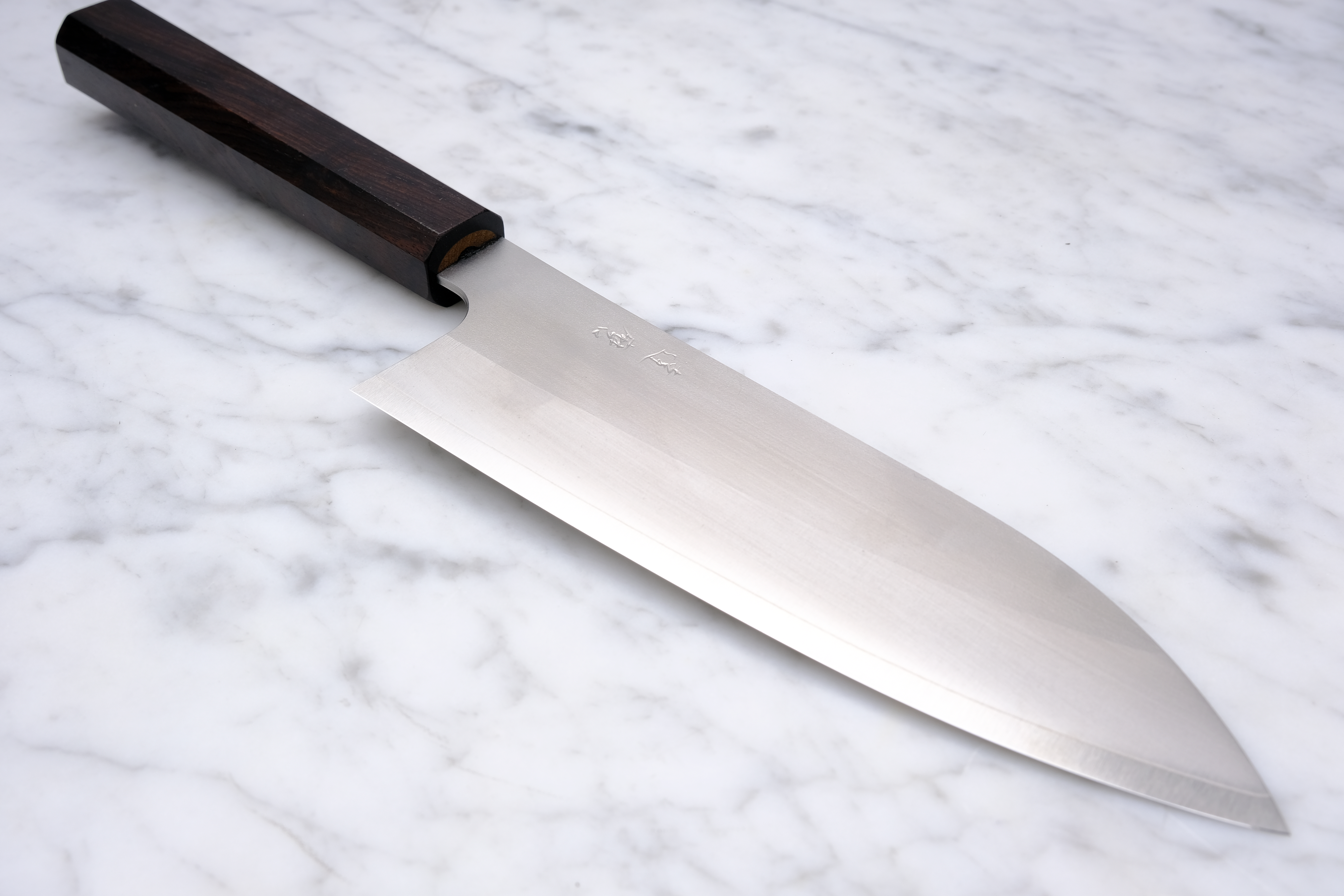 Daruma Hamono Santoku 165mm Ginsan - Ibenholt