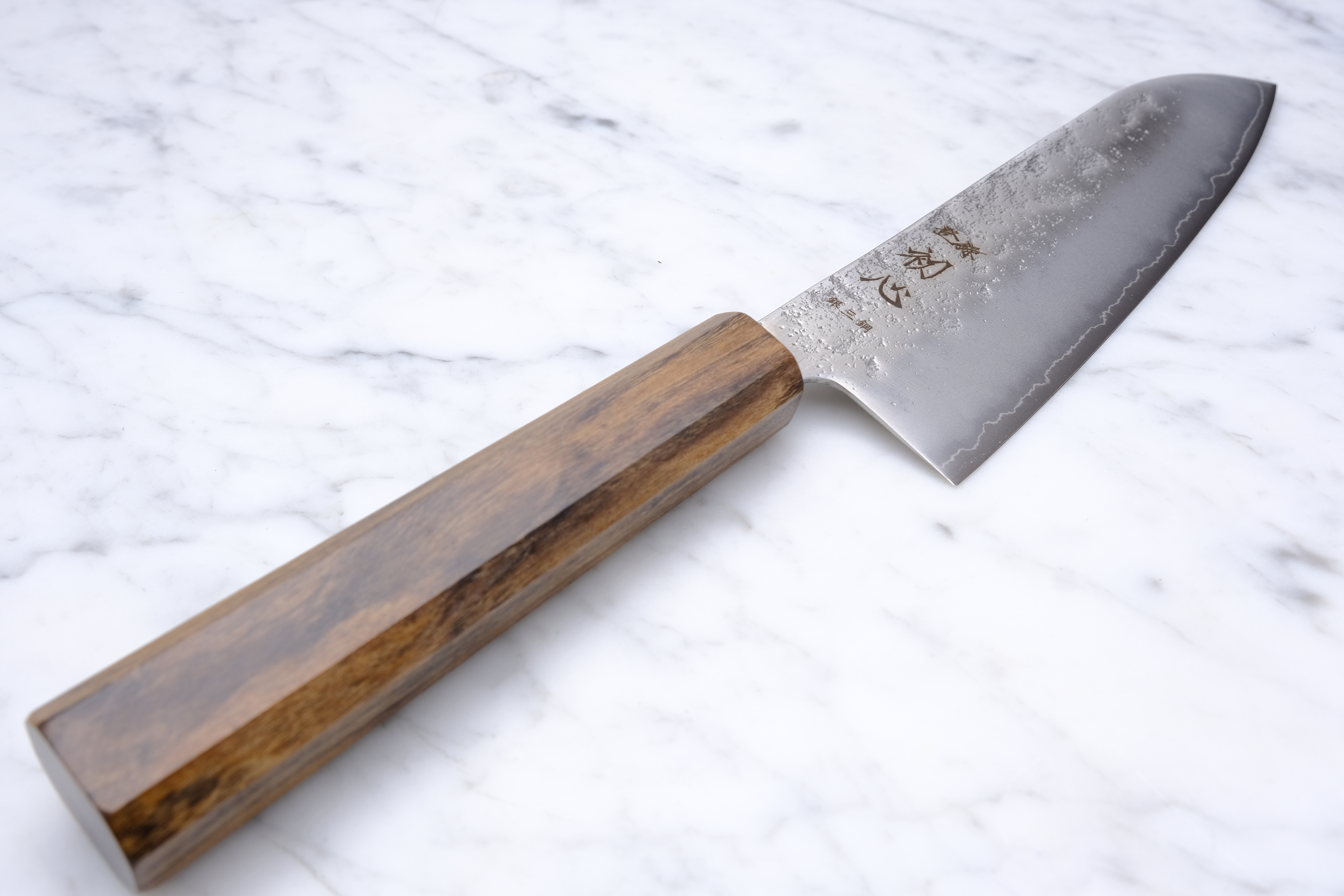 Hatsukokoro Ginrei 170mm Santoku - Ginsan