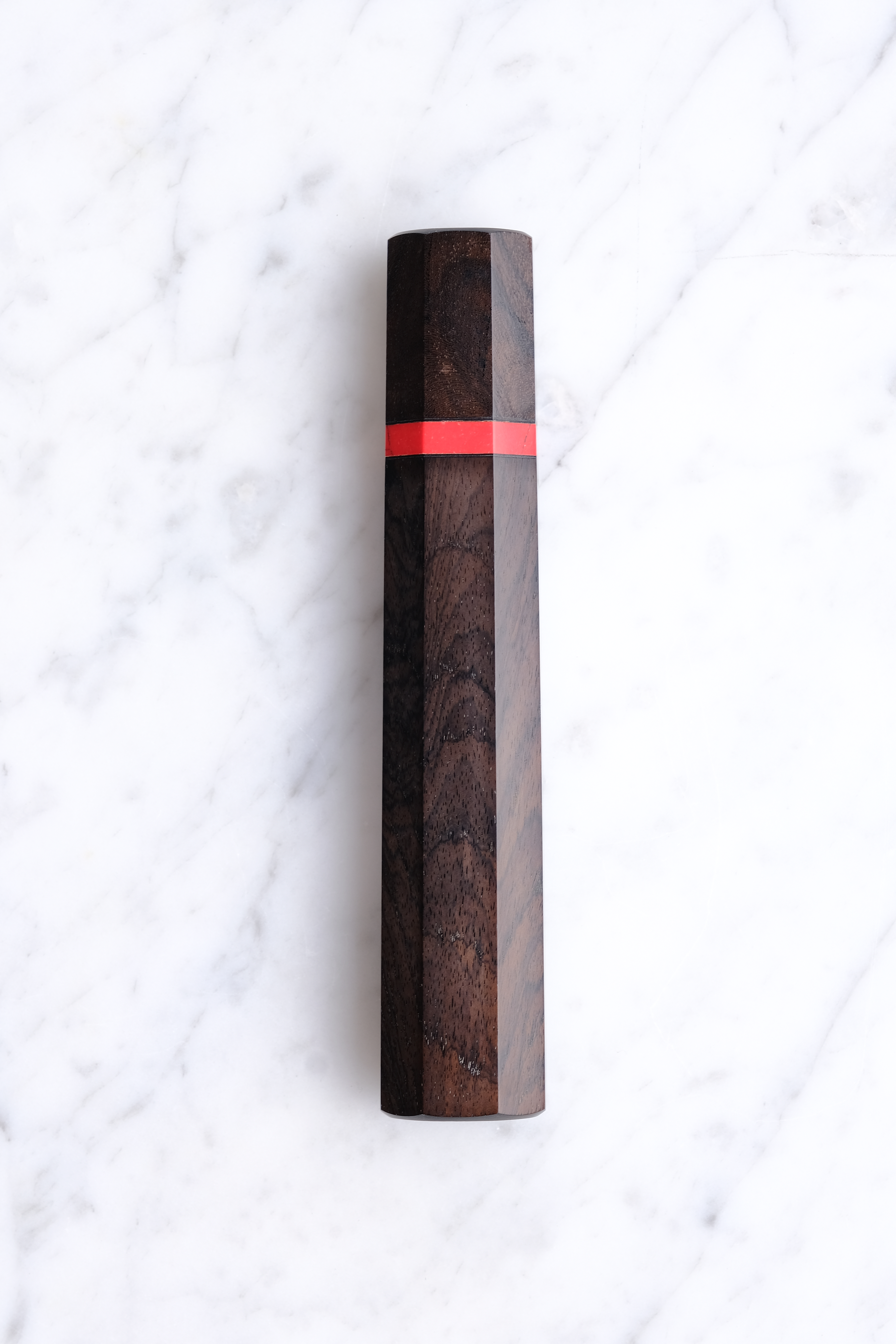 Skæfte - Ibenholt og Rød Ring - Stor