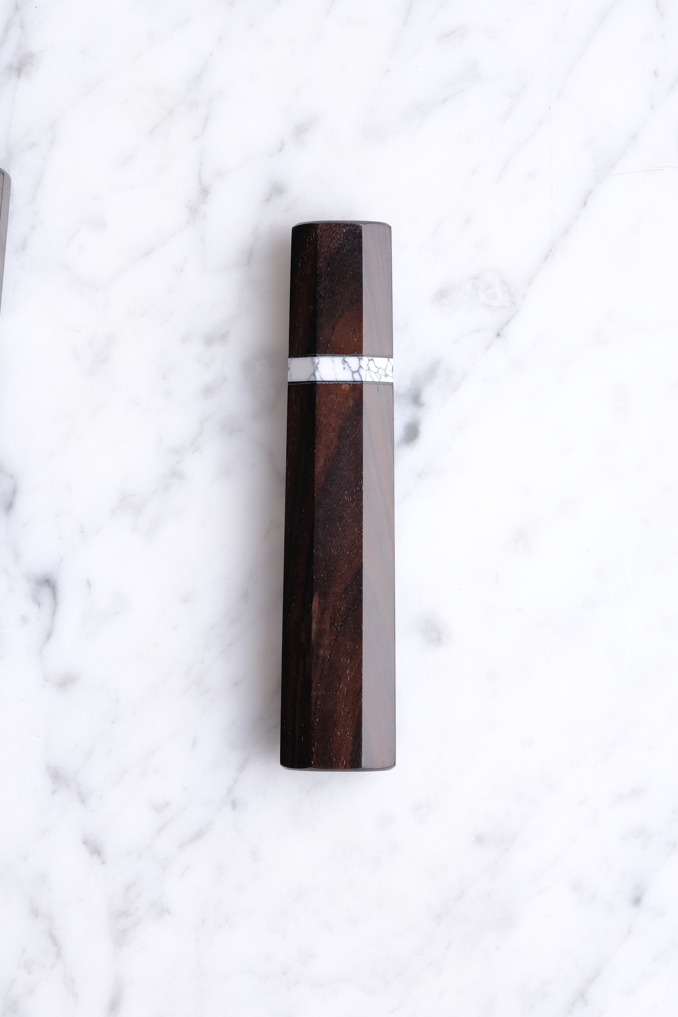 Skæfte - Ibenholt og Hvid Ring - Lille