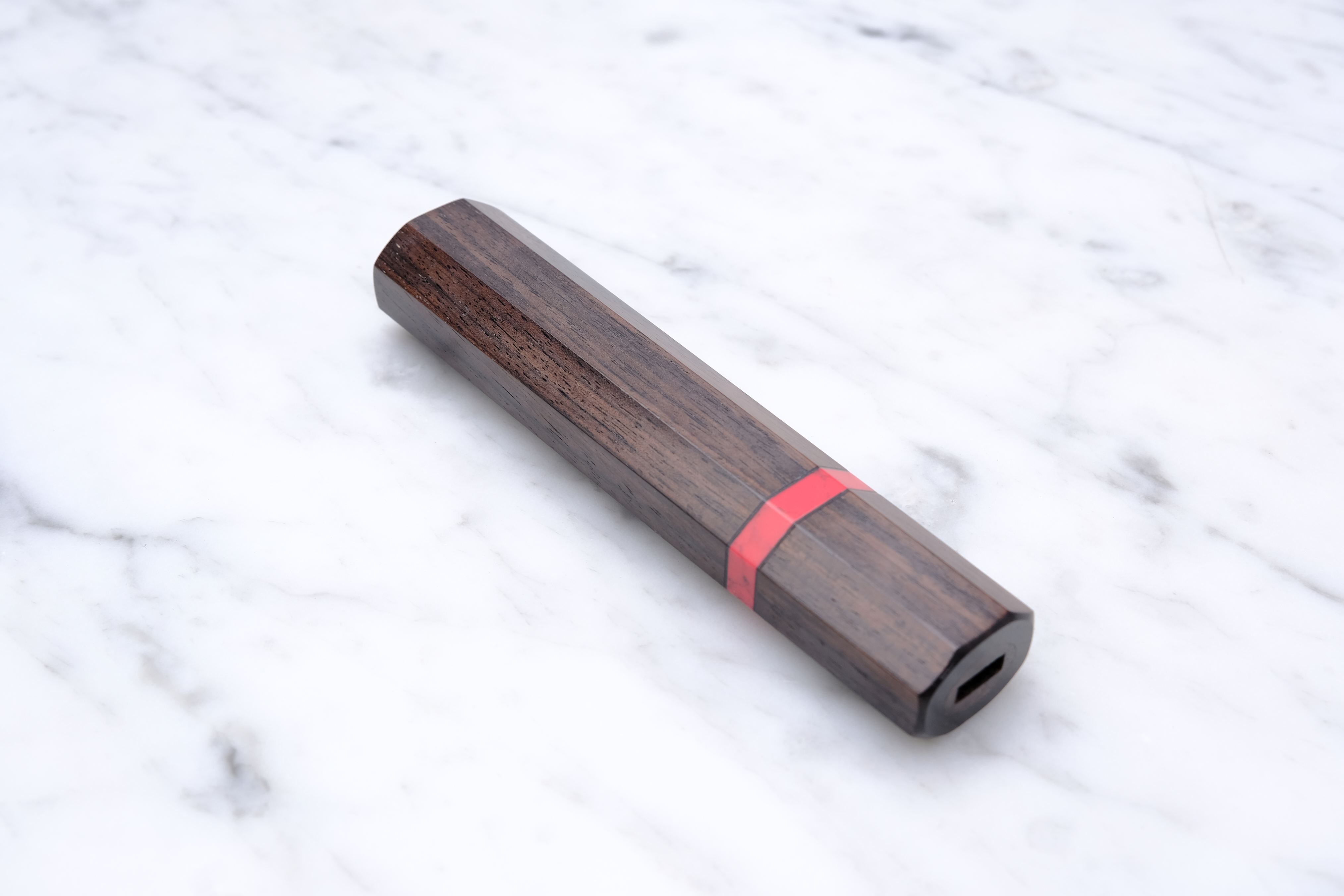 Skæfte - Ibenholt og Rød Ring - Lille