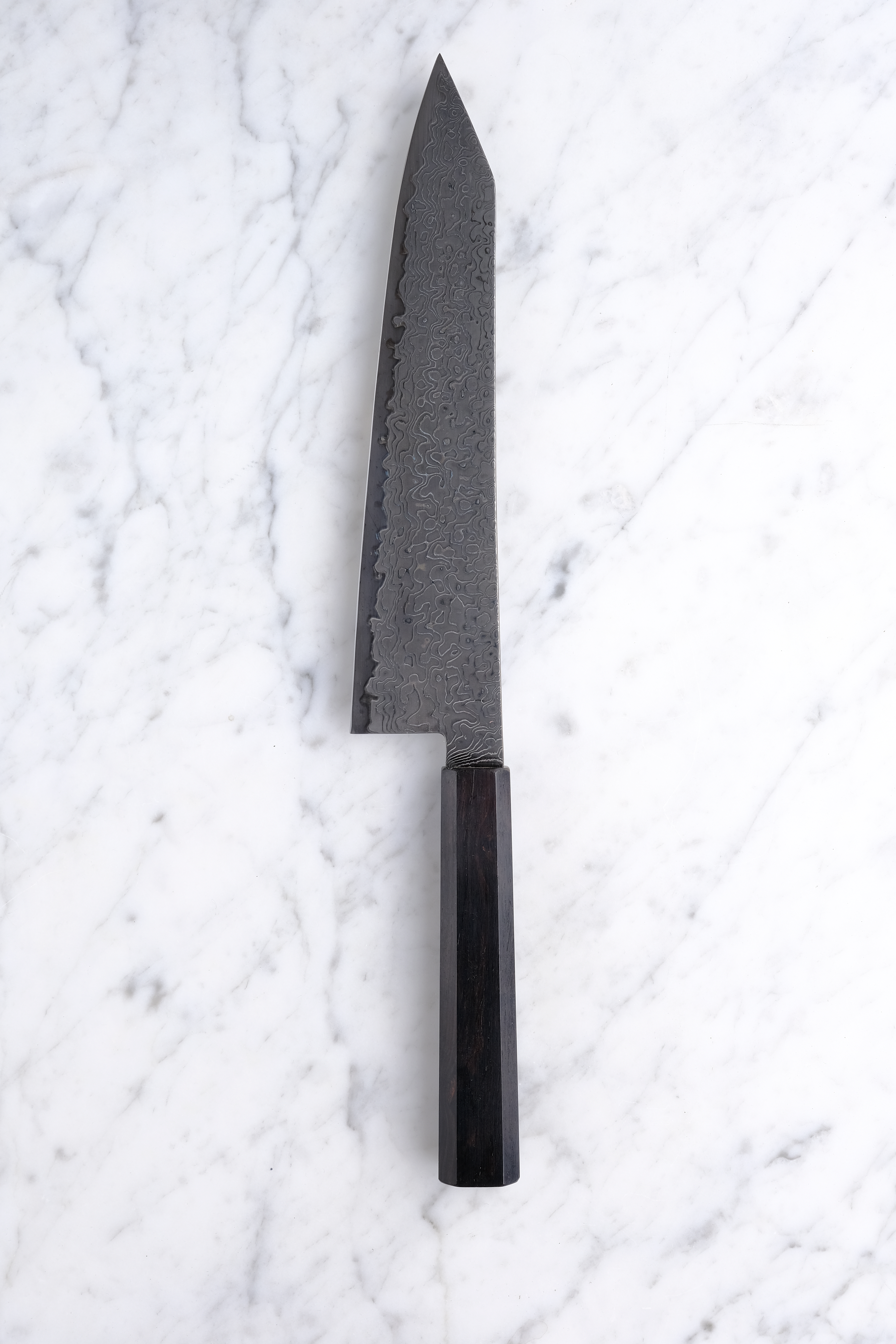 Hatsukokoro Ryuhyo Kurozome 210 mm K-Tip Gyuto - SG2