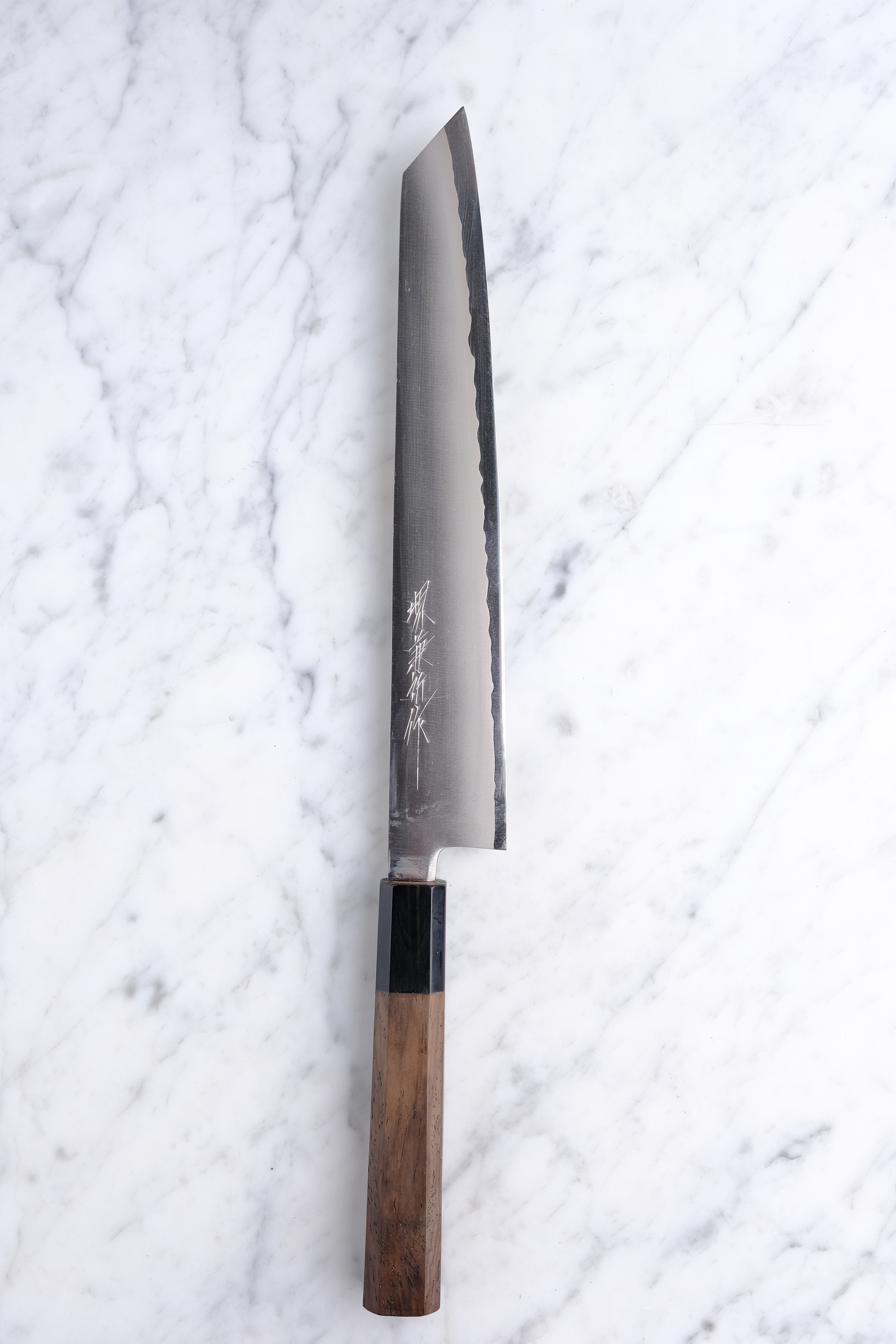 Sakai Kanechika K-Tip Slicer 230 mm White #1 - Valnød