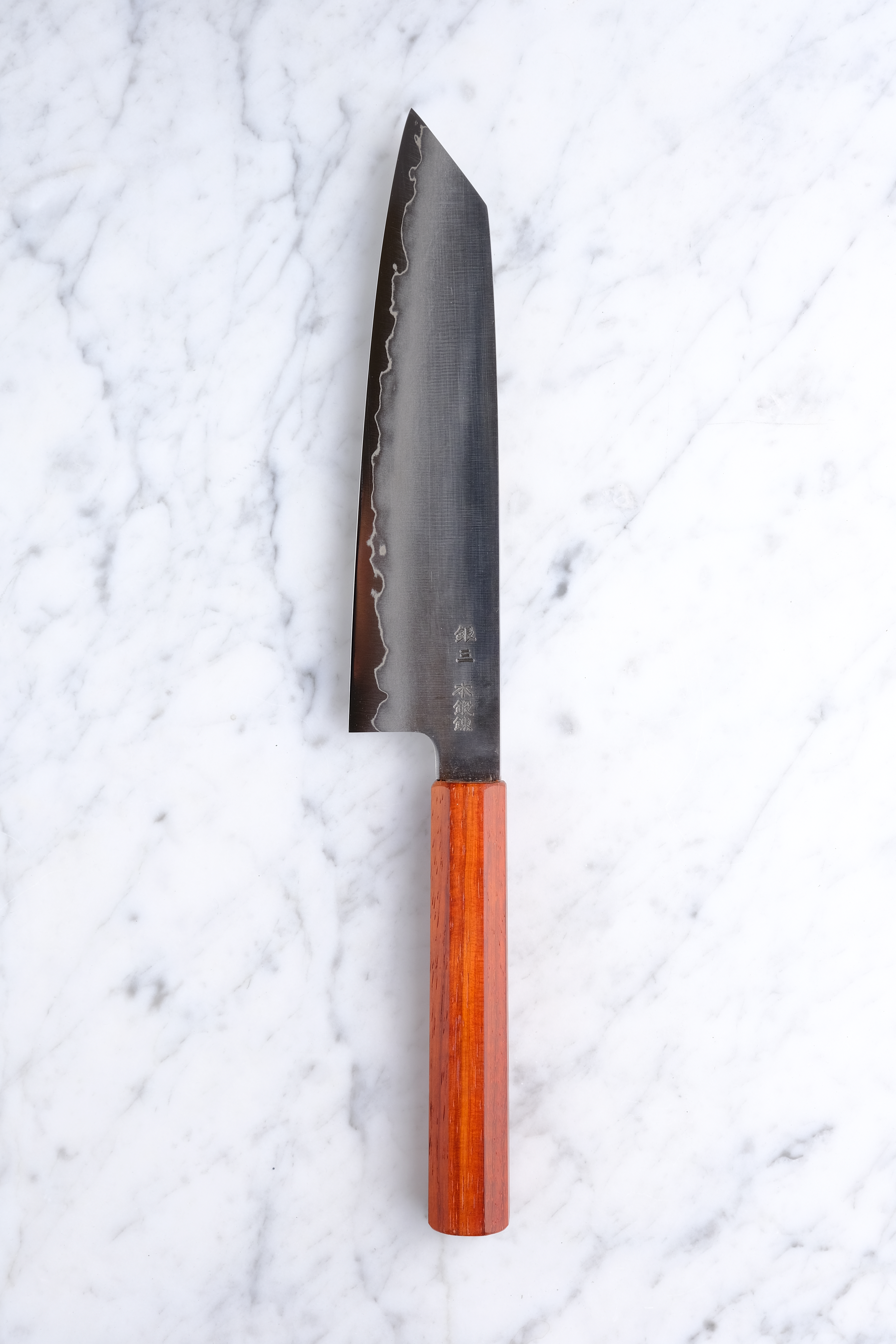 Sakai Kanechika Kiritsuke Gyuto 195mm Ginsan - Padauk