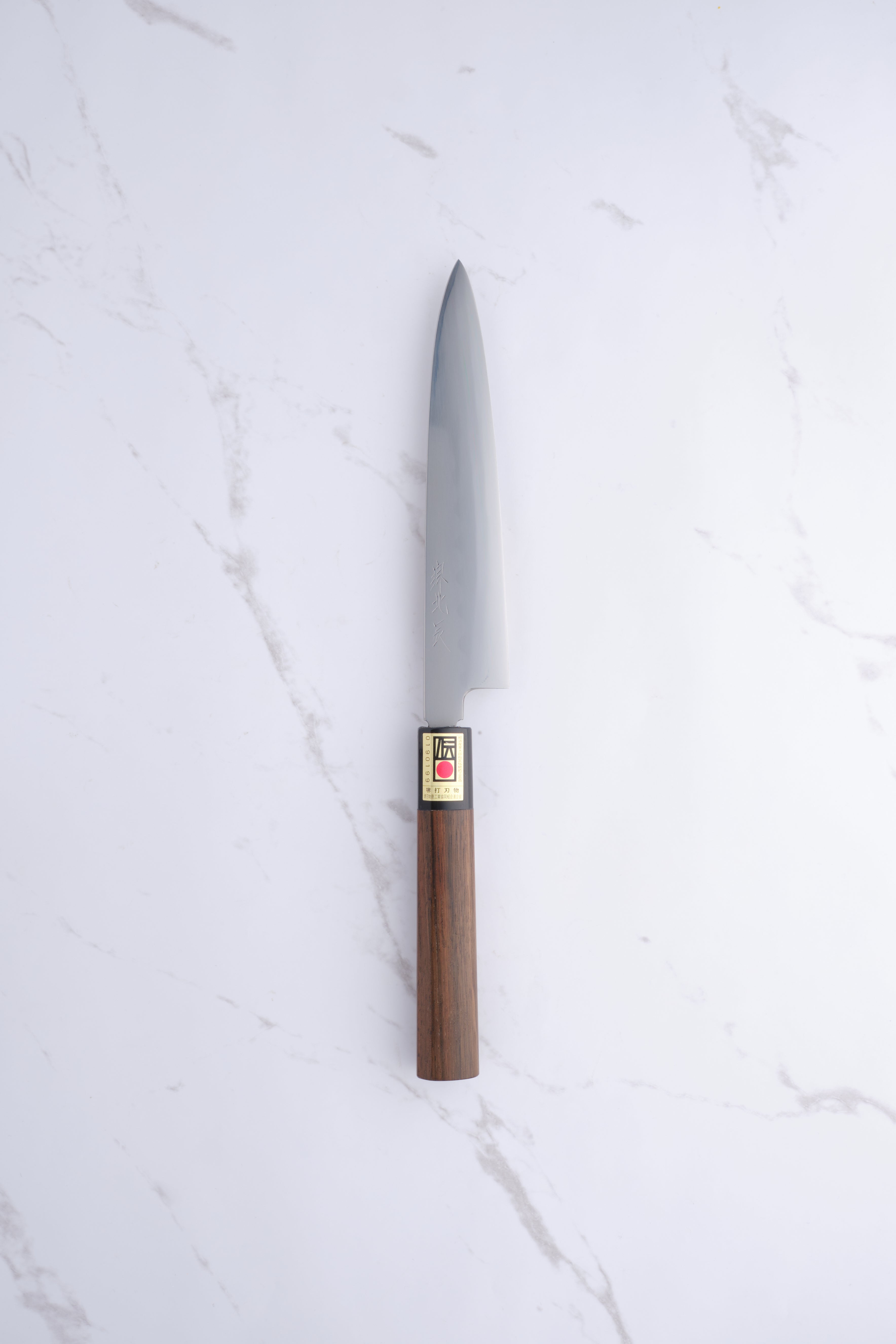 Ikeda Abura-Honyaki 150 mm Petty Shirogami 3 - Walnut