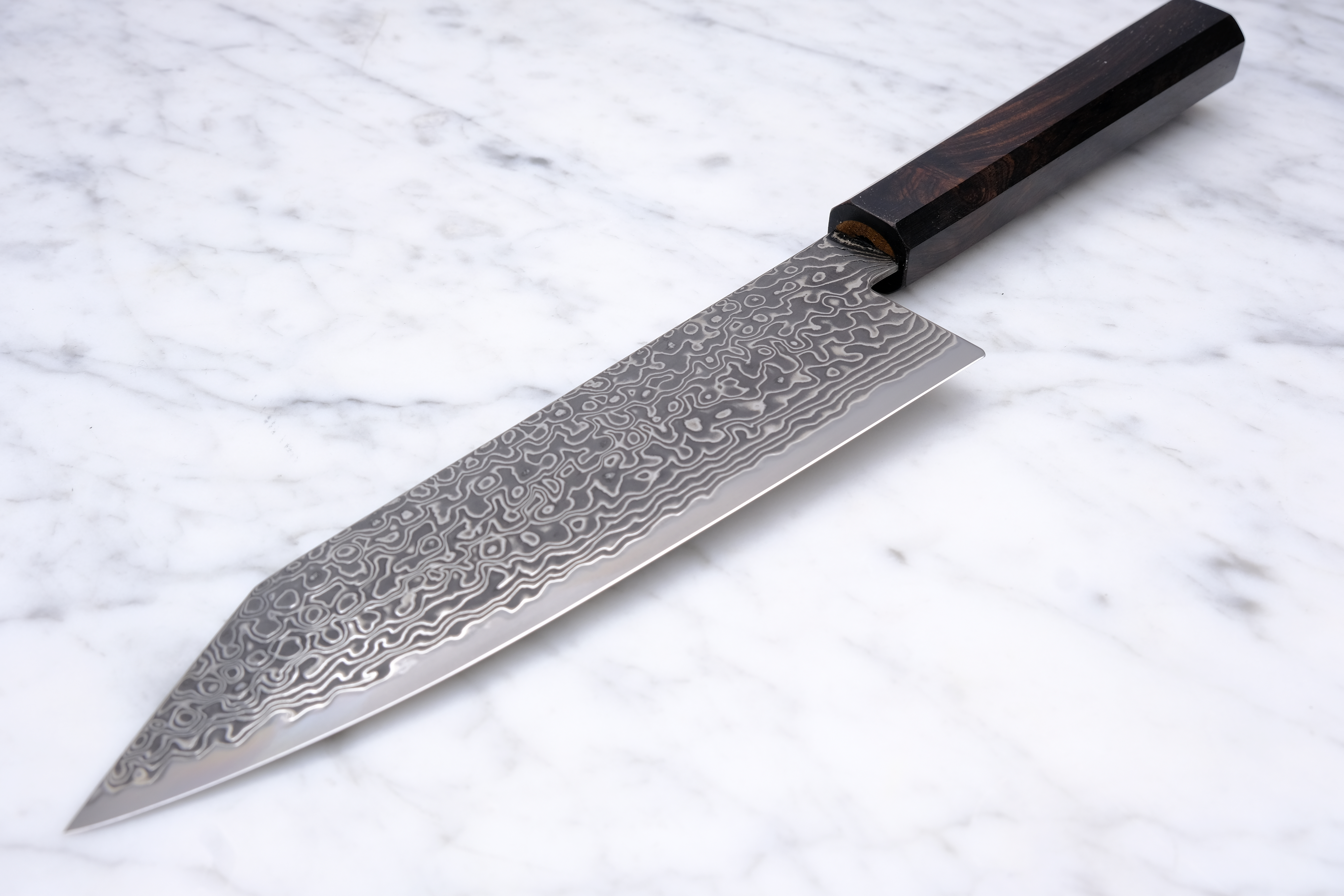 Hatsukokoro Ryuhyo Kurozome 180 mm Bunka - SG2