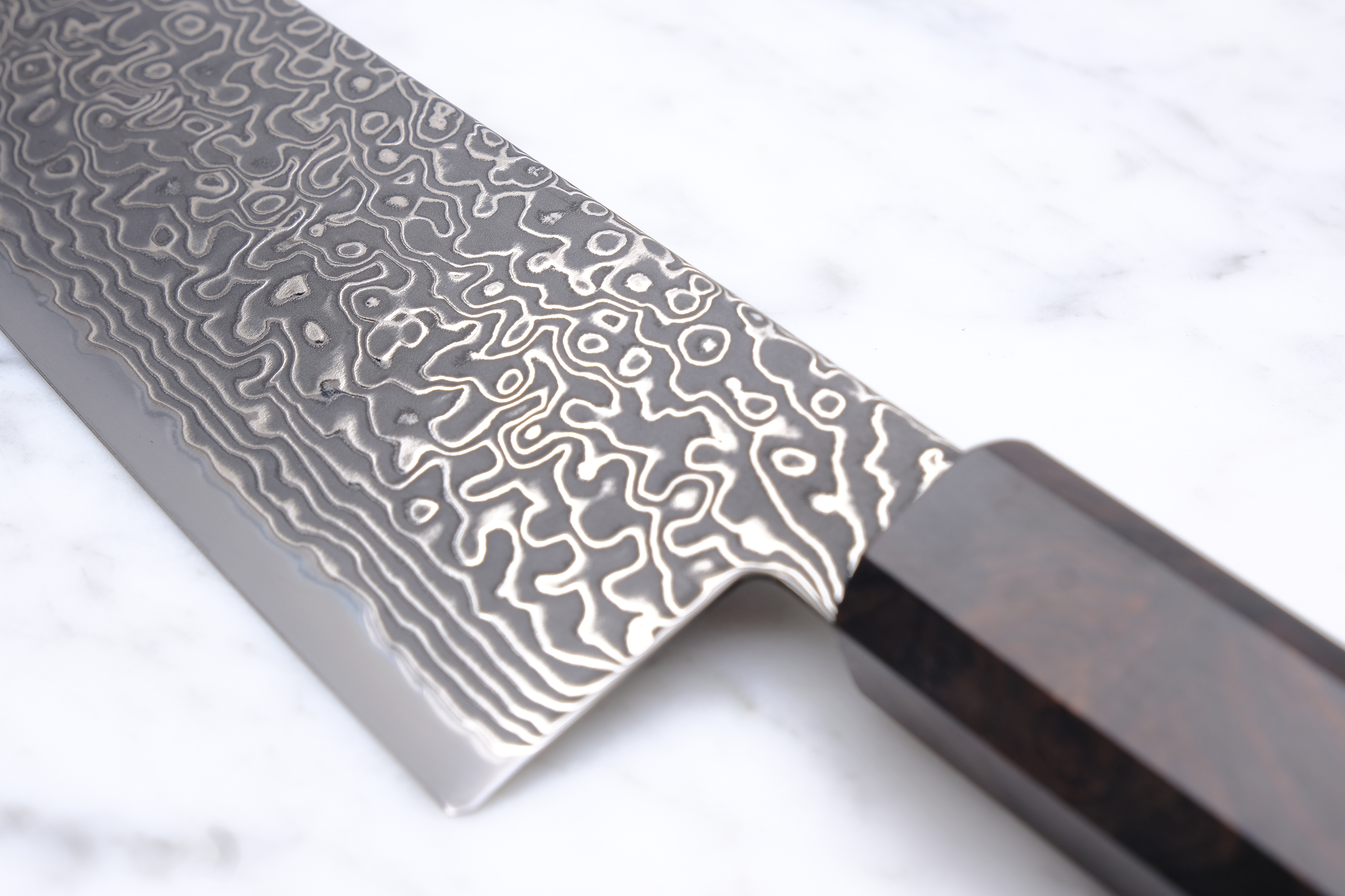 Hatsukokoro Ryuhyo Kurozome 180 mm Bunka - SG2