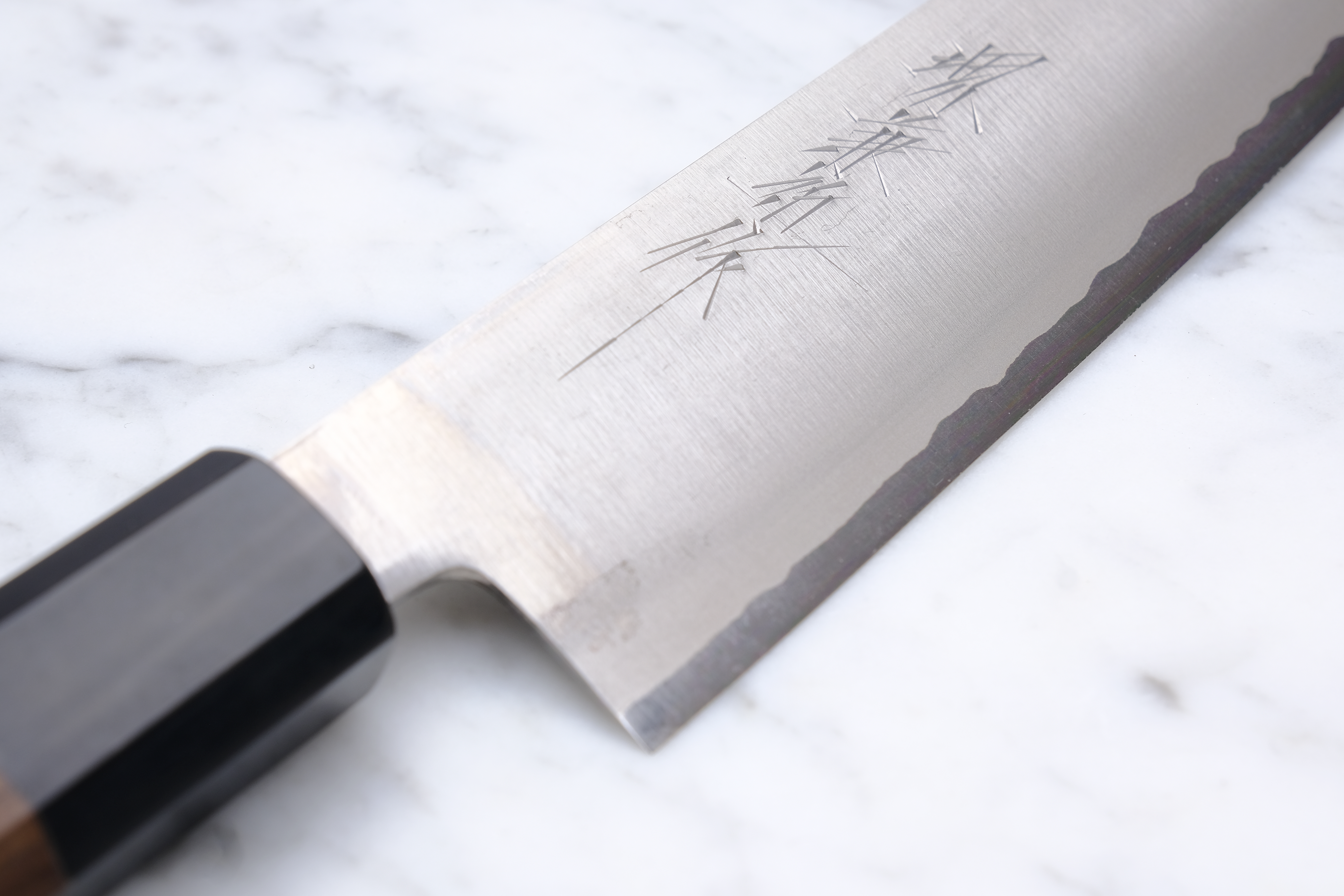 Sakai Kanechika K-Tip Slicer 230 mm White #1 - Valnød