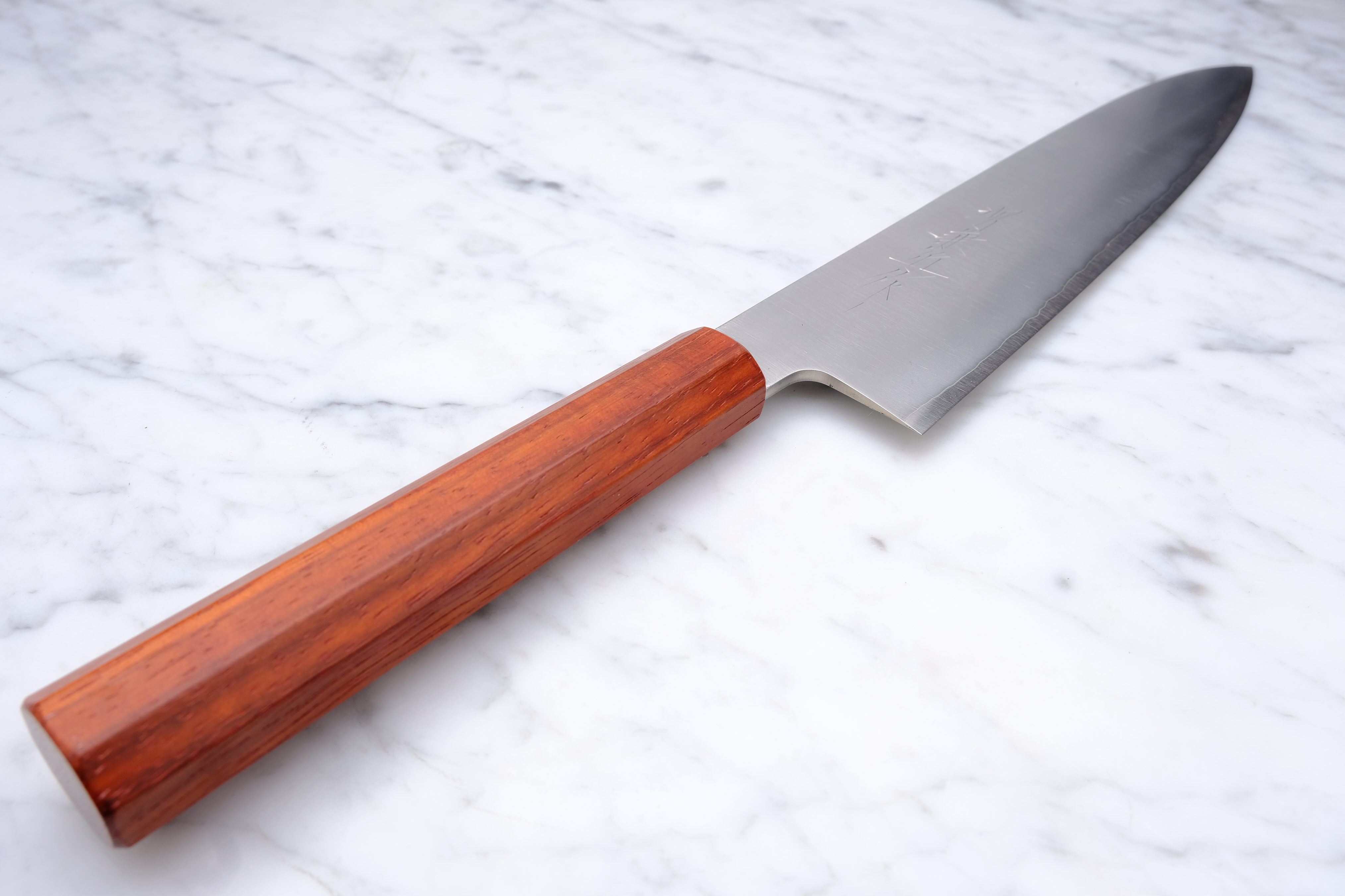 Sakai Kanechika Gyuto 240mm Ginsan - Padauk