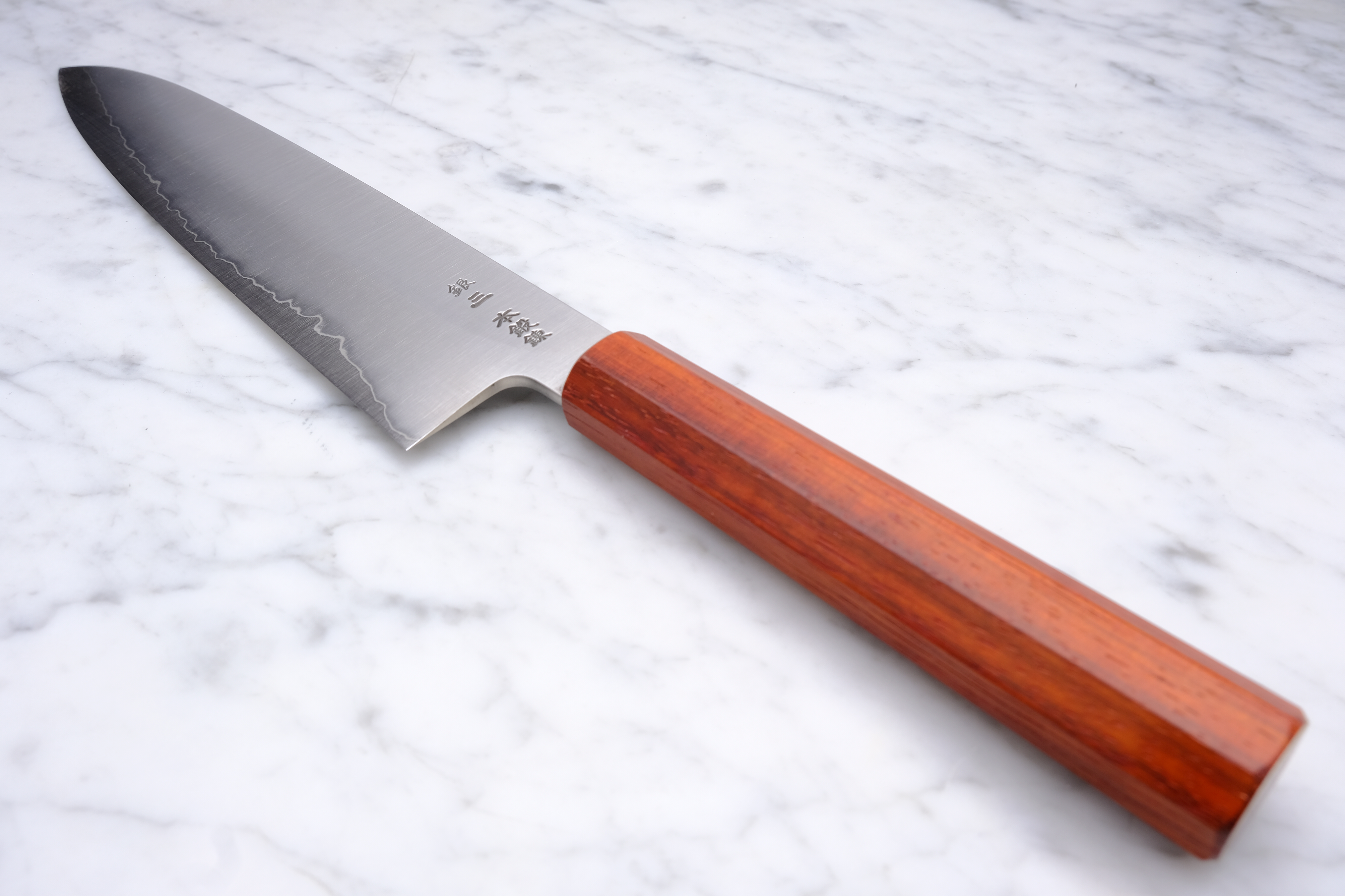 Sakai Kanechika Gyuto 240mm Ginsan - Padauk