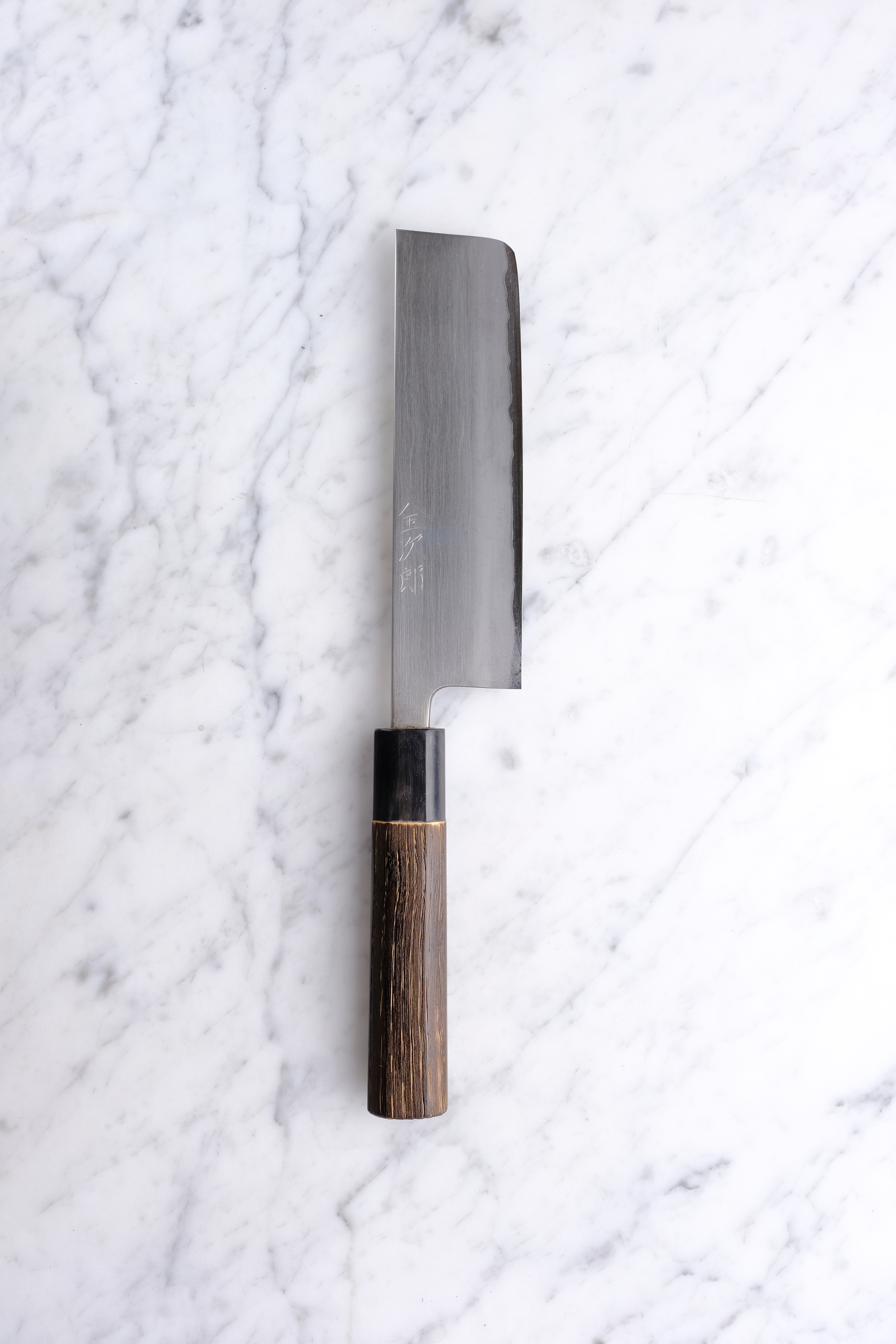 Wakui Kinjiro Migaki 150 mm Nakiri - Shirogami 2