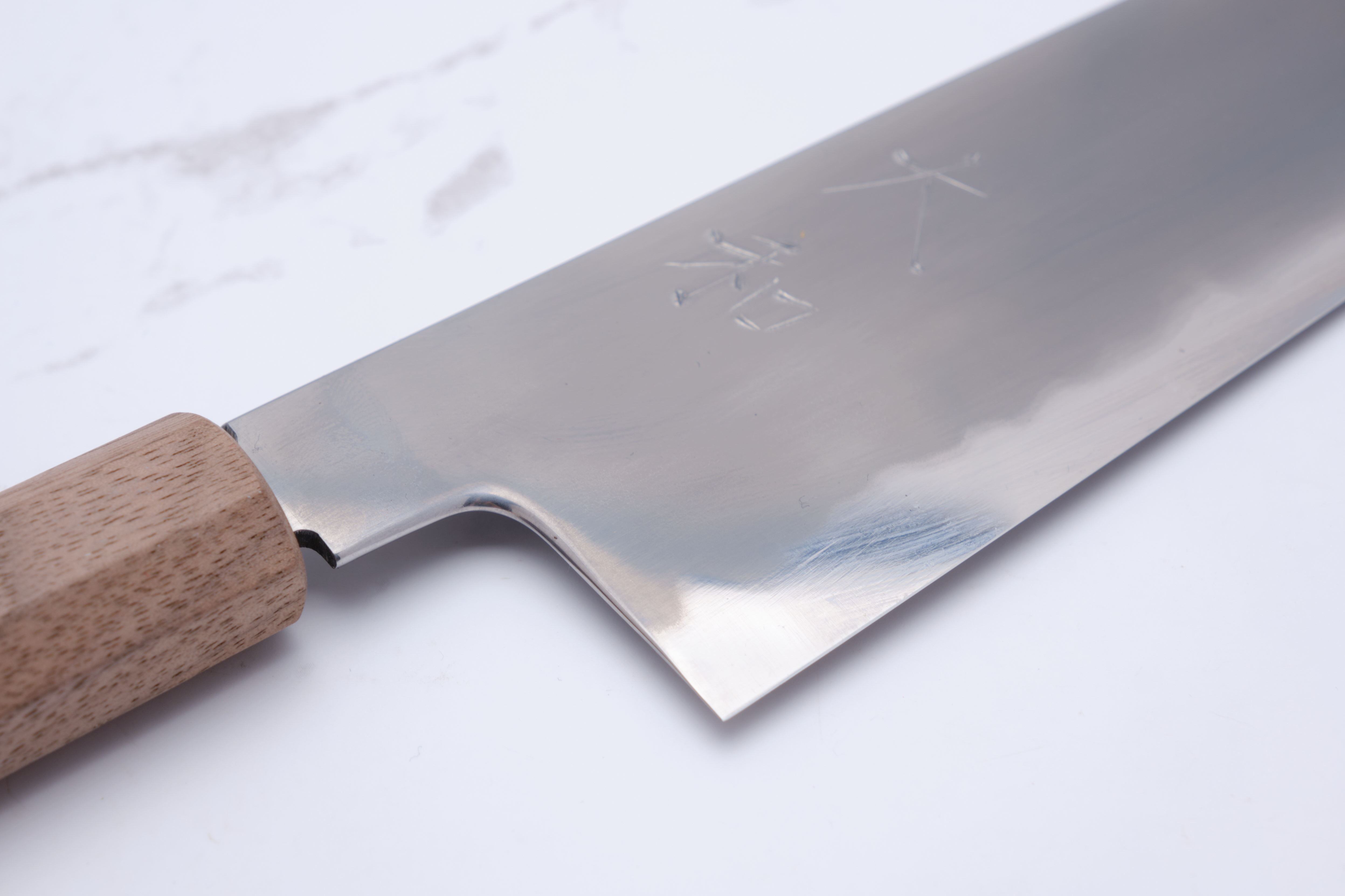 Yamato 'Oboro' 210mm Gyuto White #2 - Walnut