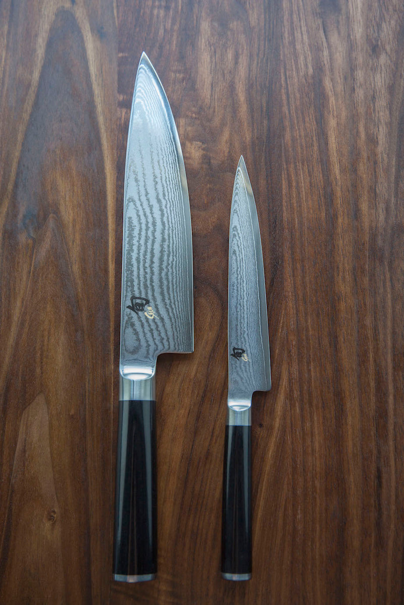 Shun Classic knivsæt Utility og Kokkekniv