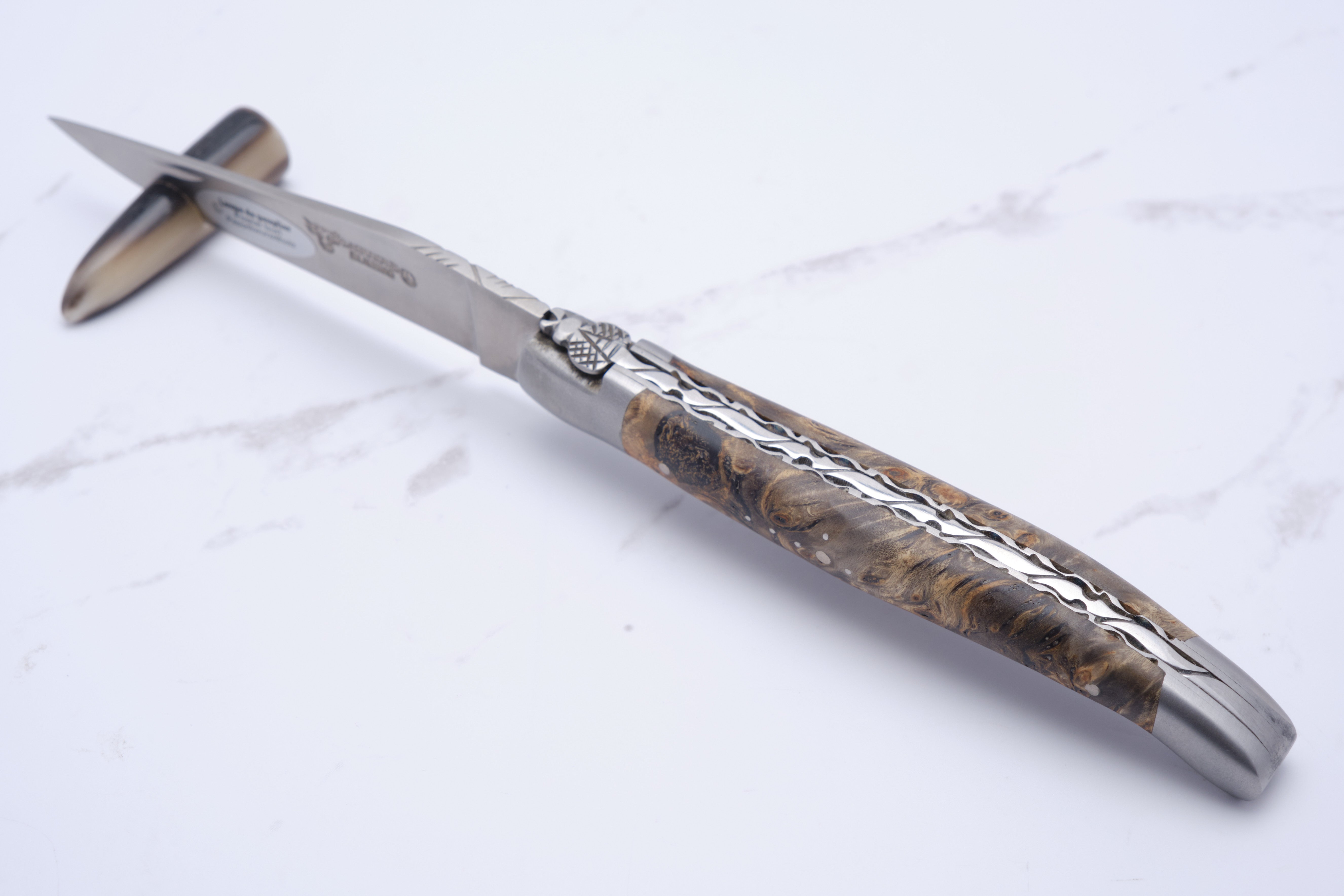 Folding knife - Poplar knot matt
