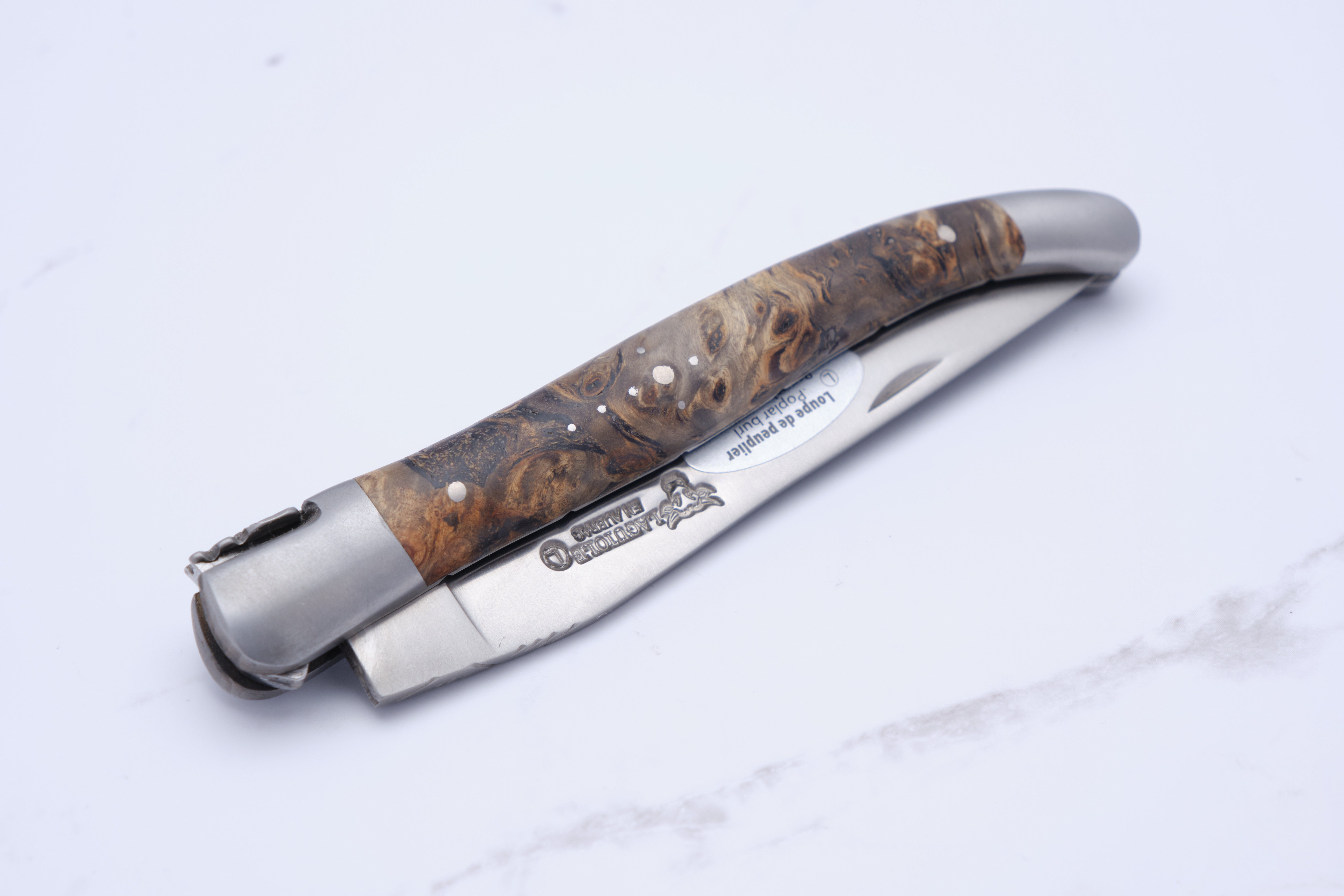 Folding knife - Poplar knot matt