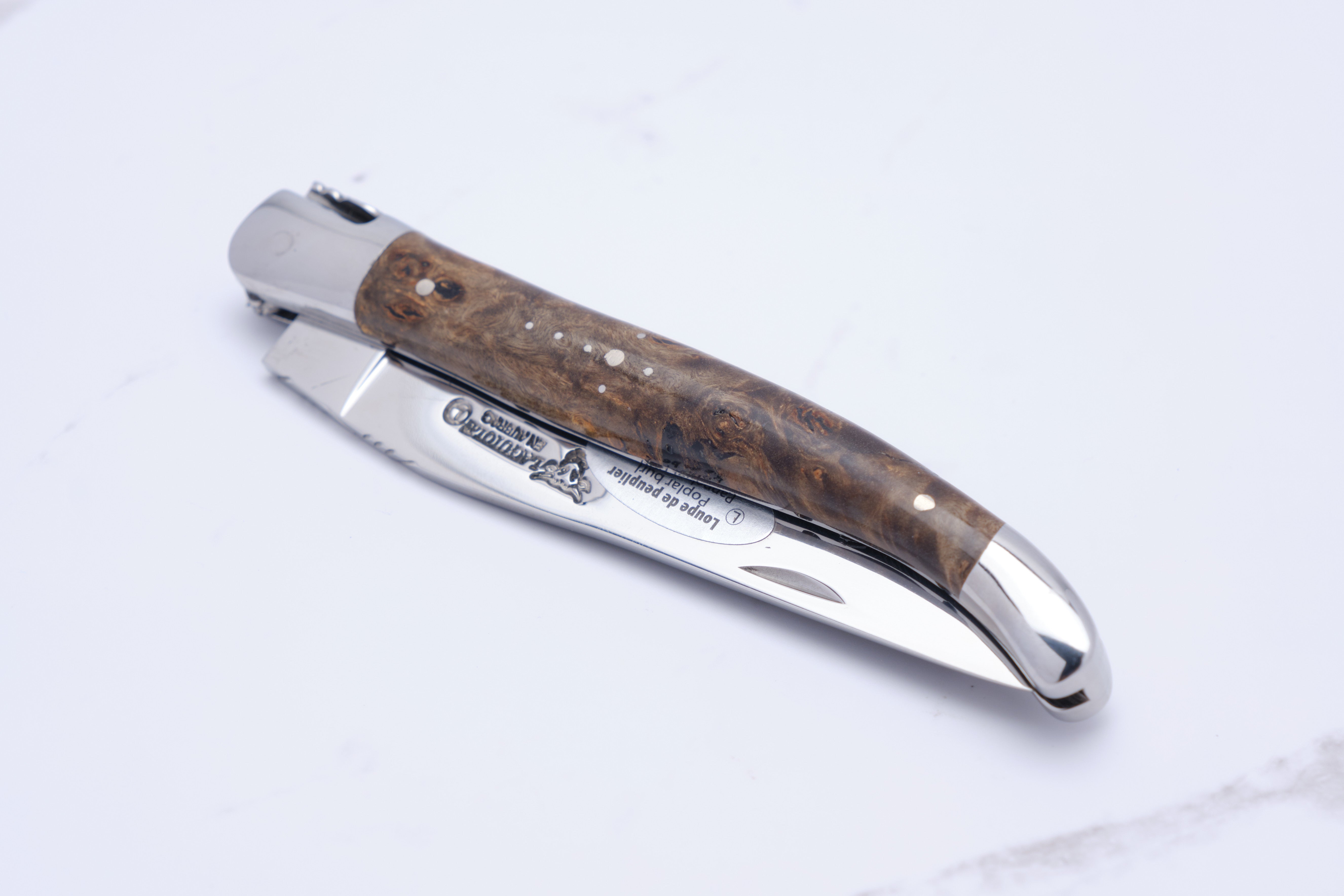 Folding knife - Poplar knot