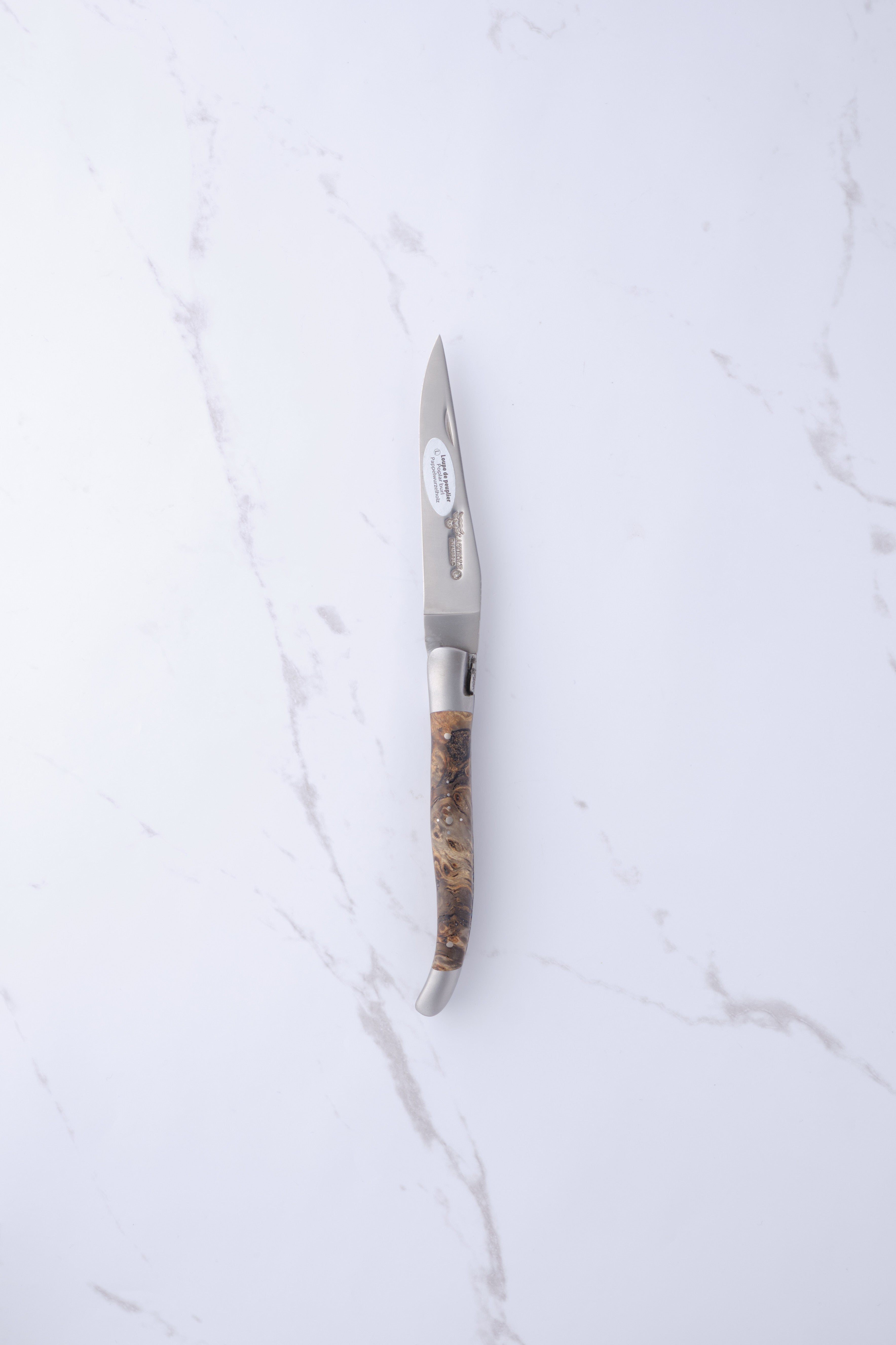 Folding knife - Poplar knot matt
