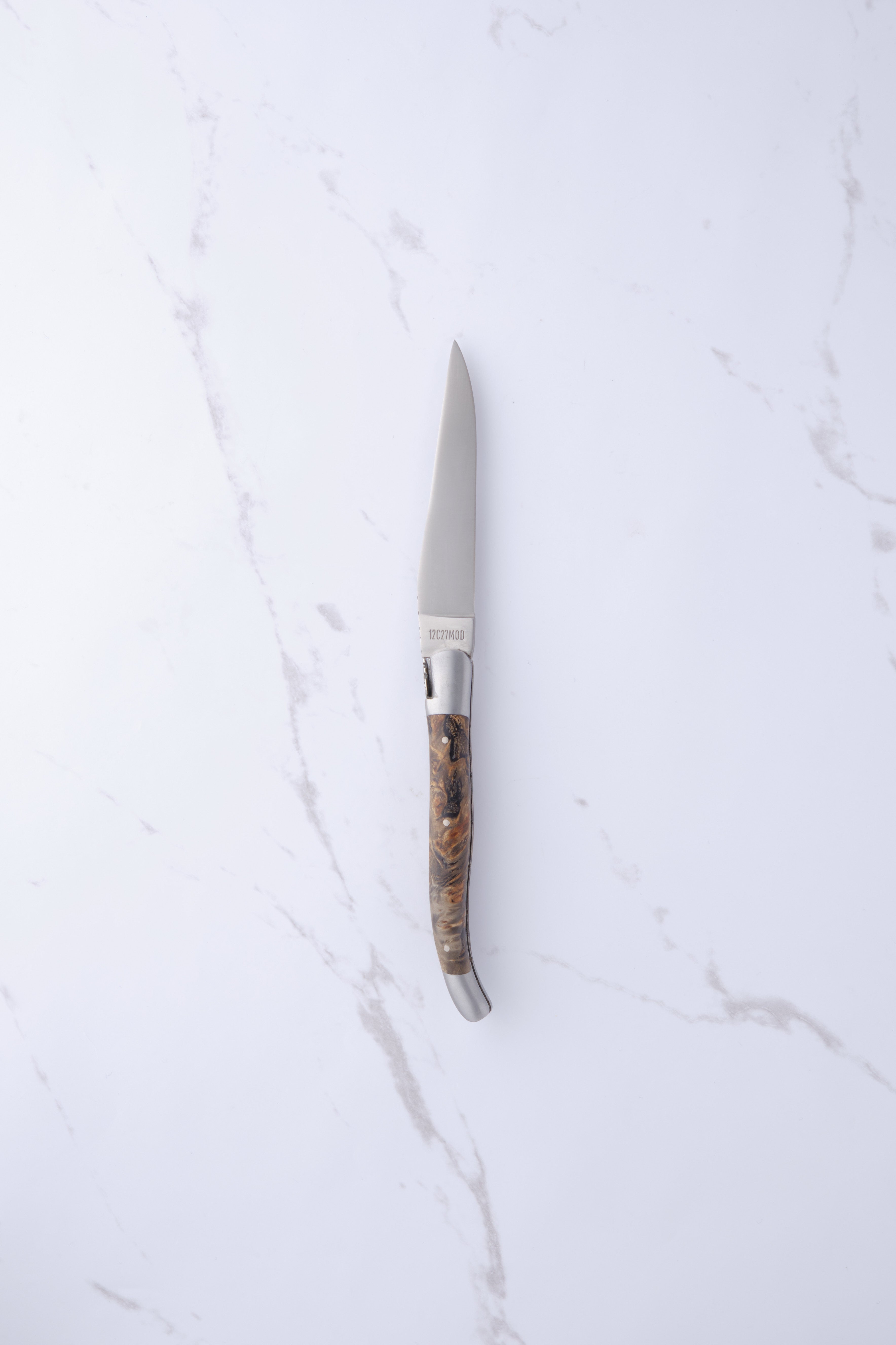 Folding knife - Poplar knot matt