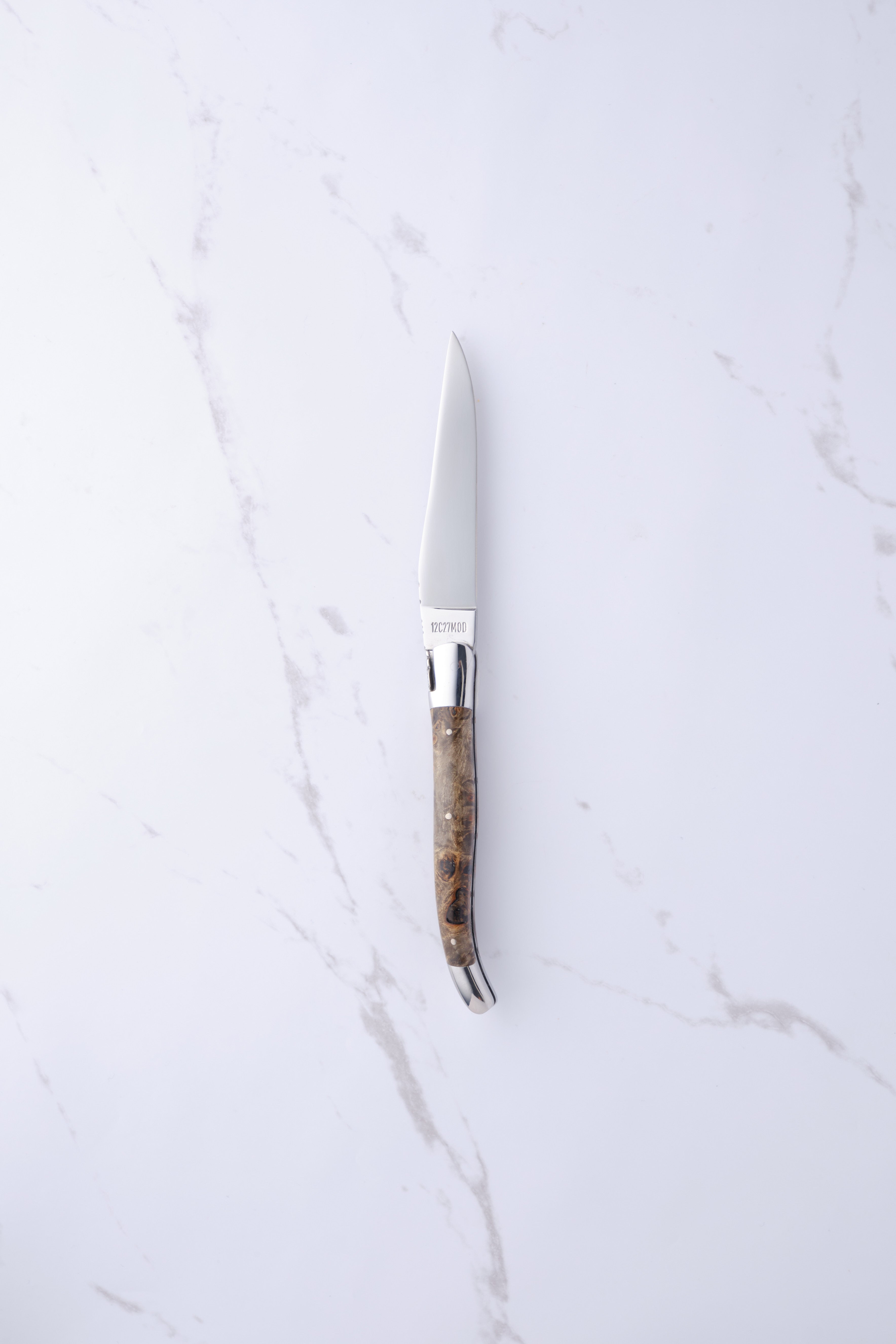 Folding knife - Poplar knot