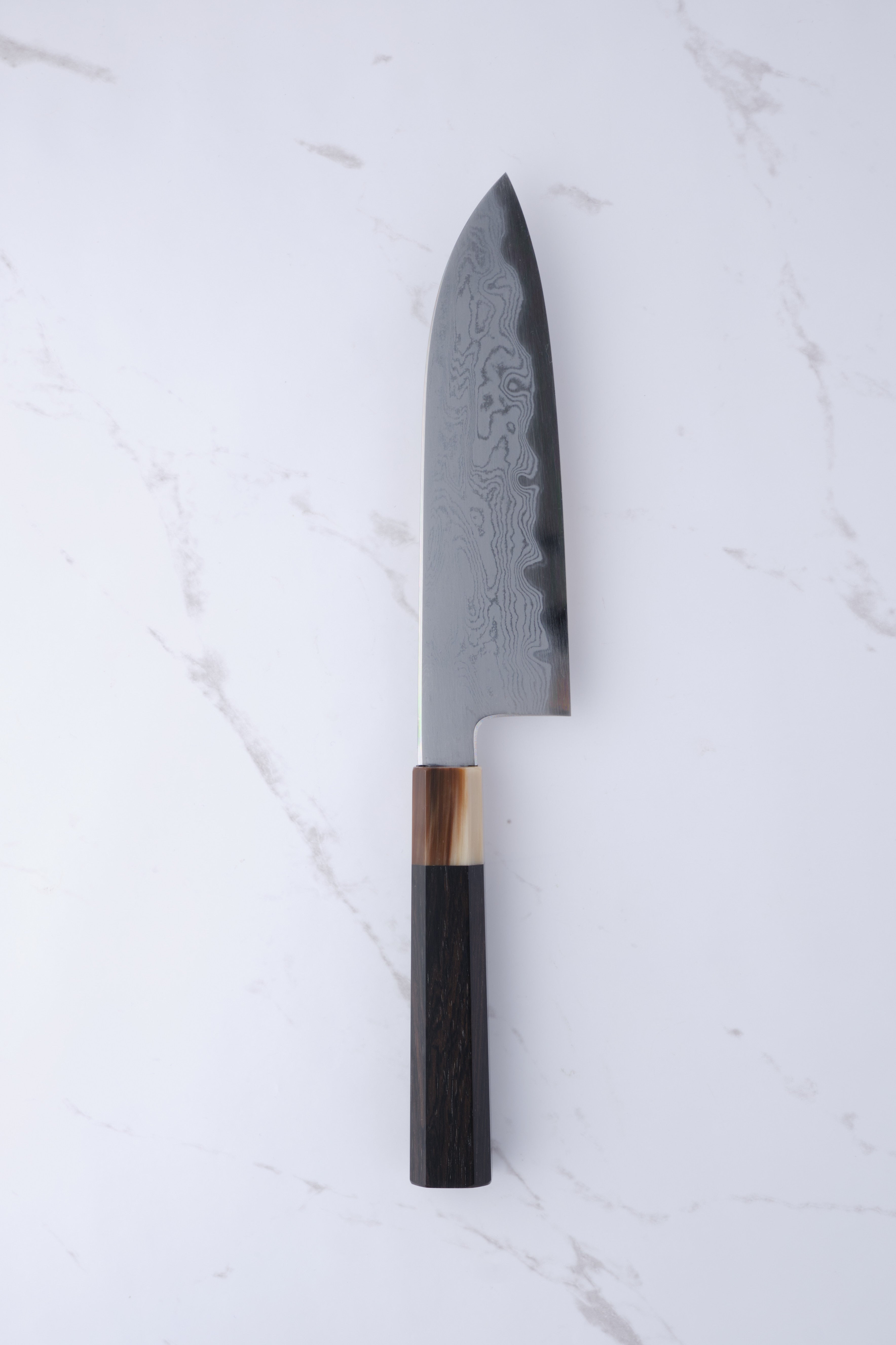 Nakagawa Satoshi X Myojin 165mm Santoku Blue #1