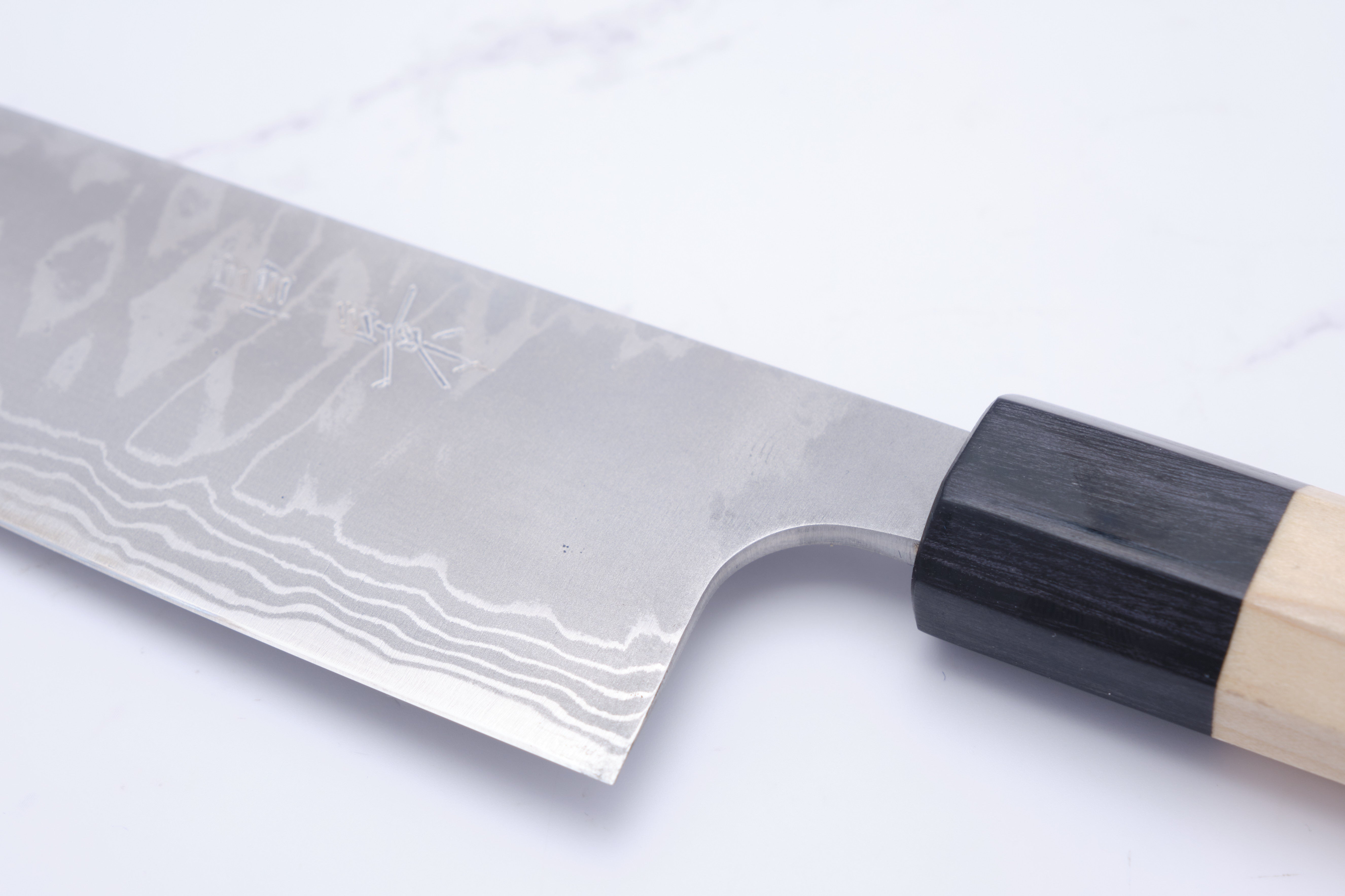 Masakage Shimo 170mm Santoku White-2