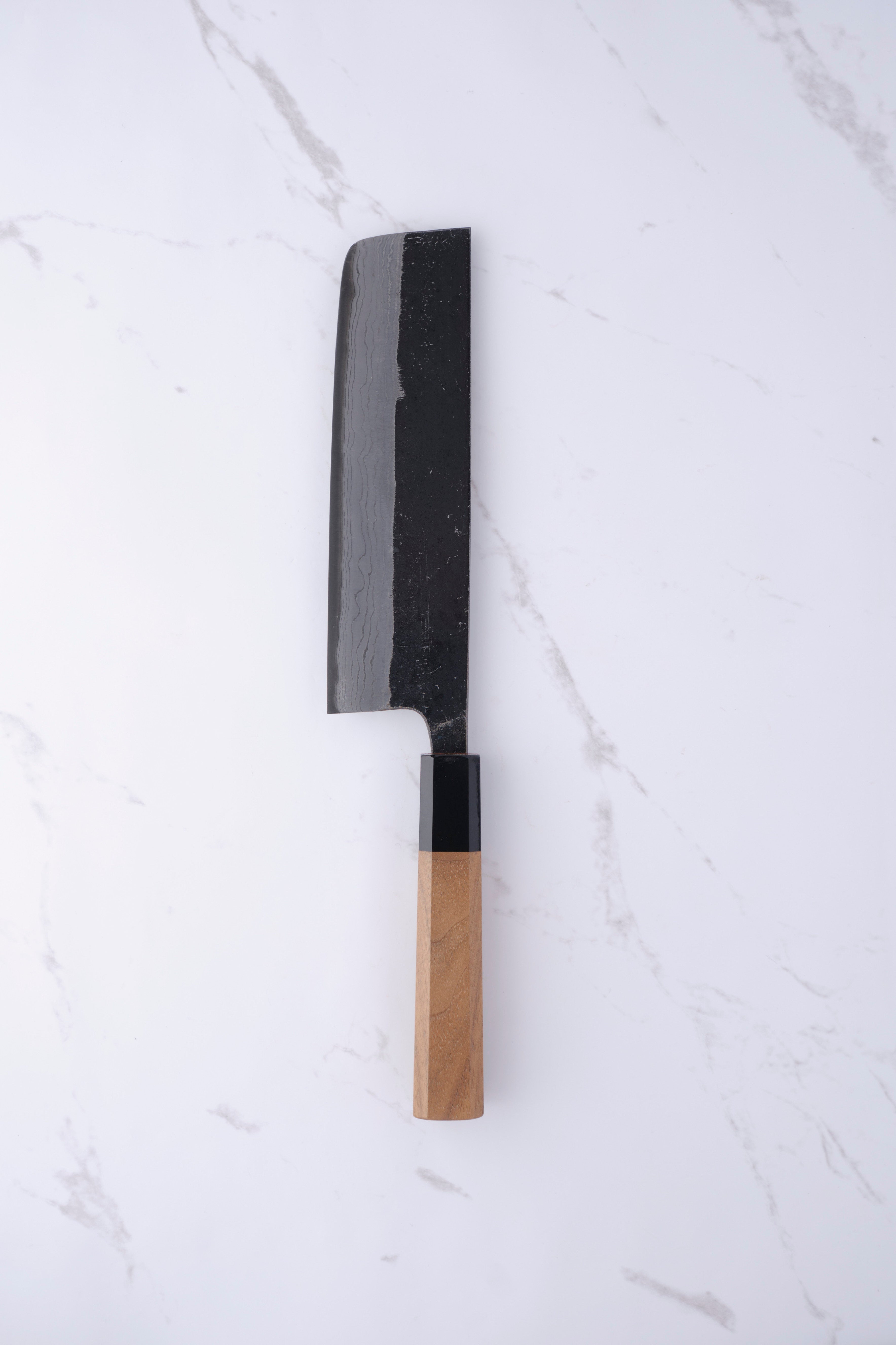 Hatsukokoro Kumokage 165mm Nakiri Blue-2