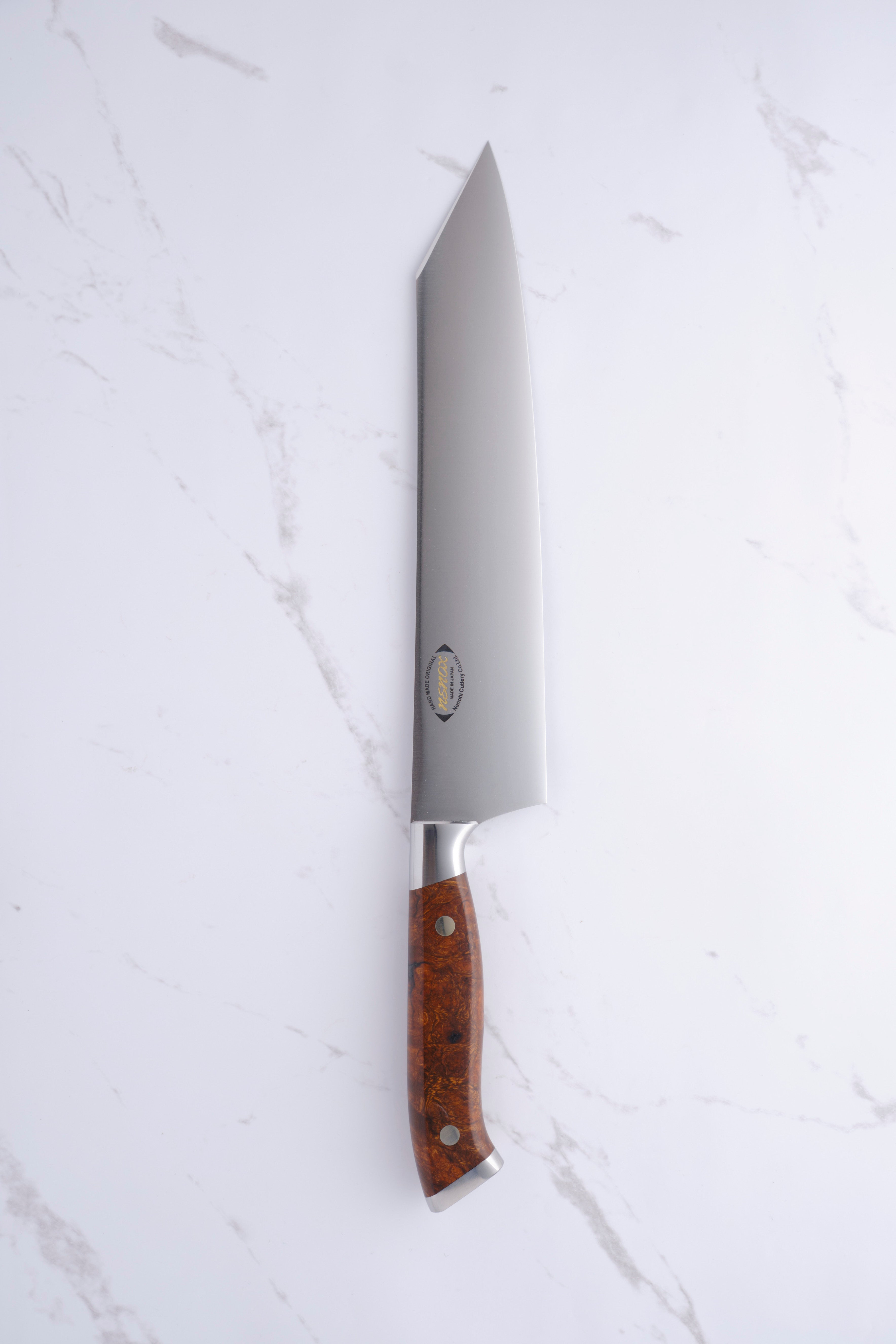 Nenox 240mm Wide Kiritsuke Desert Ironwood