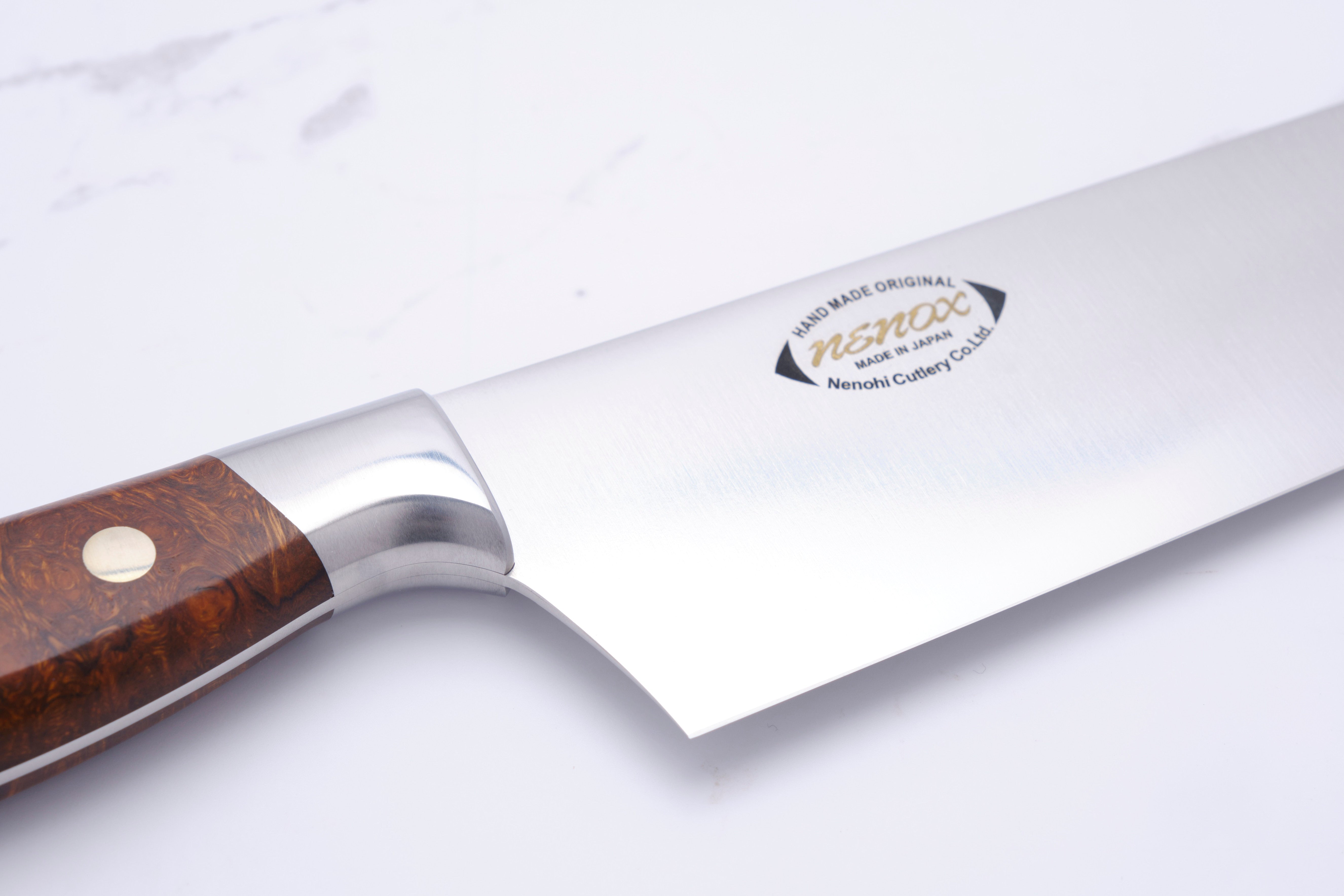 Nenox 240mm Wide Kiritsuke Desert Ironwood