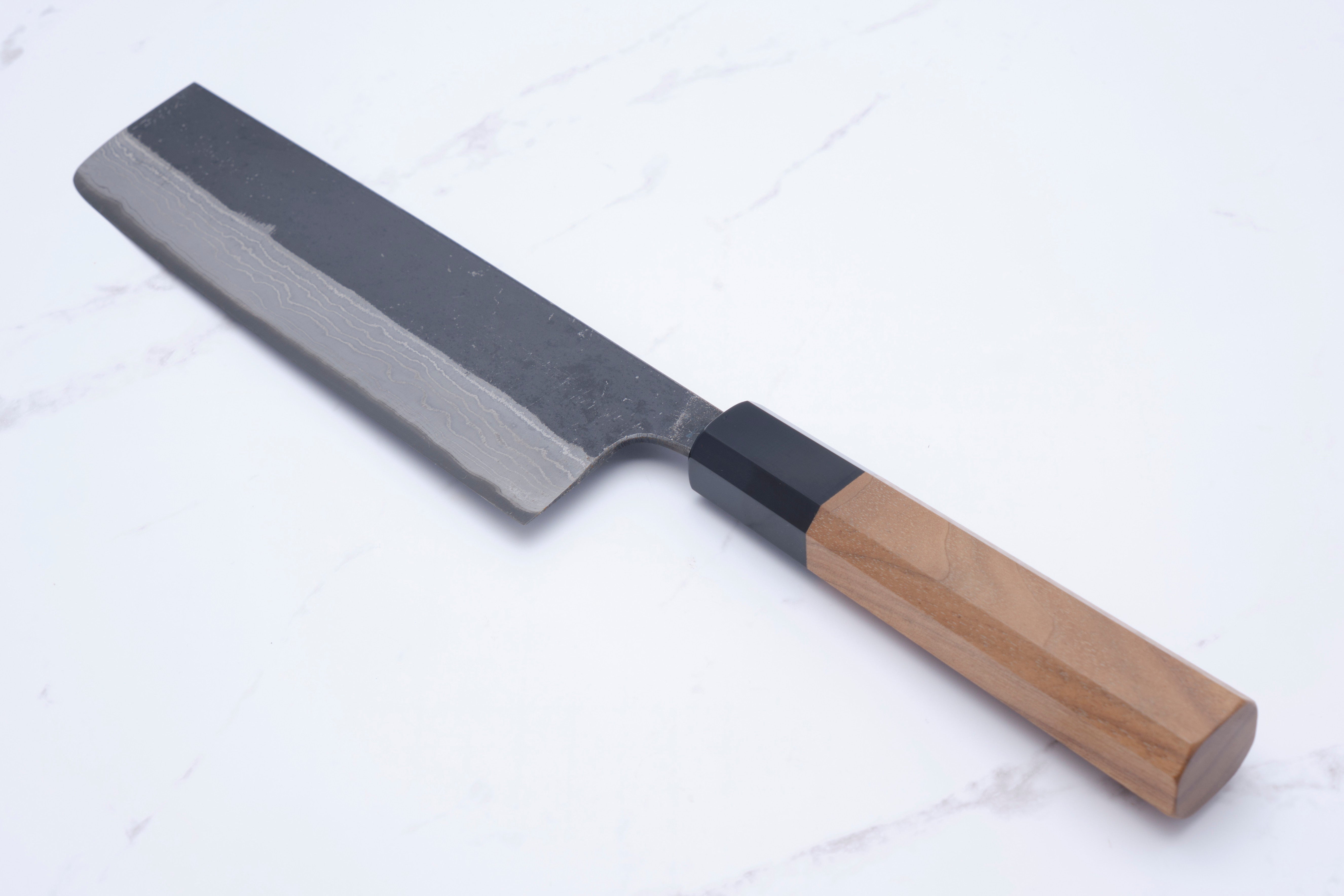Hatsukokoro Kumokage 165mm Nakiri Blue-2